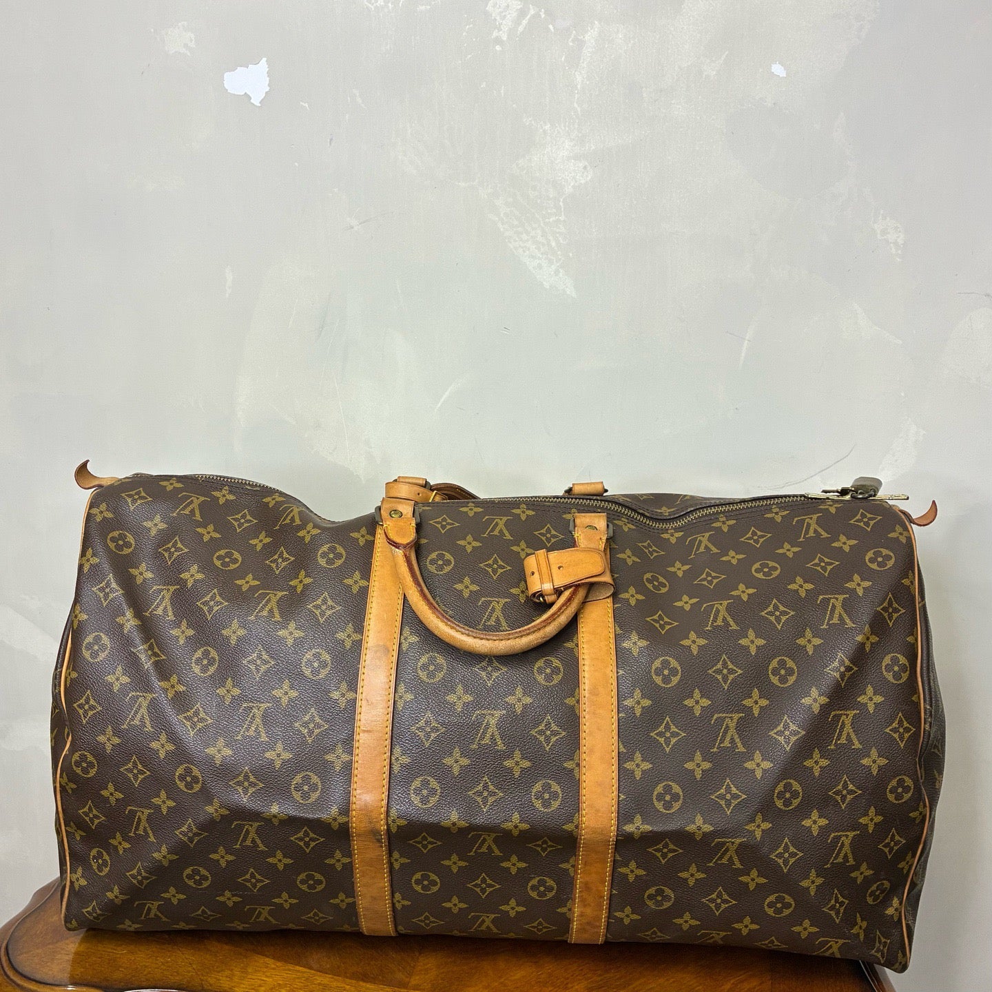 Louis Vuitton - Keepall 55 - Leather - Brown - (55)