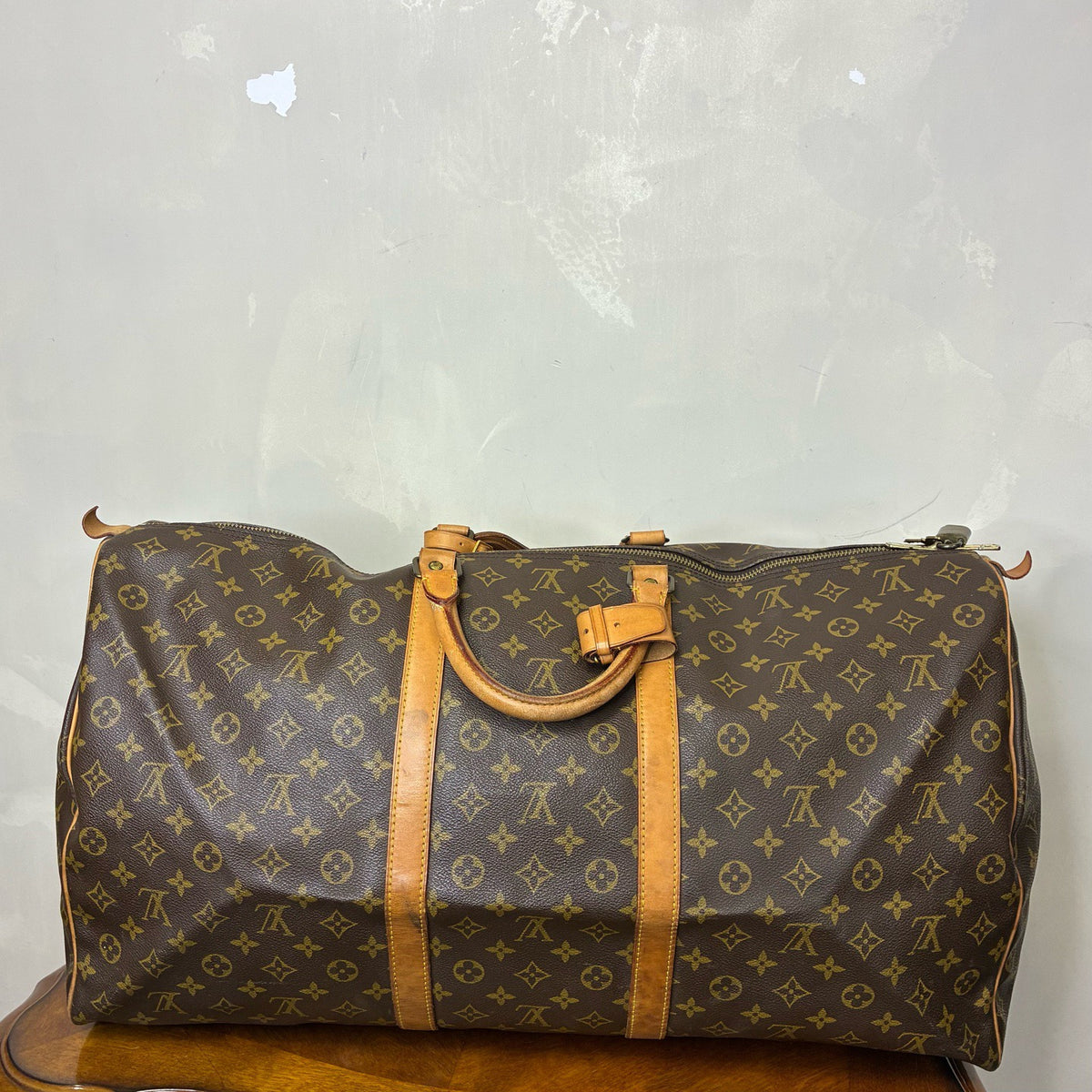 Louis Vuitton - Keepall 55 - Leather - Brown - (55)