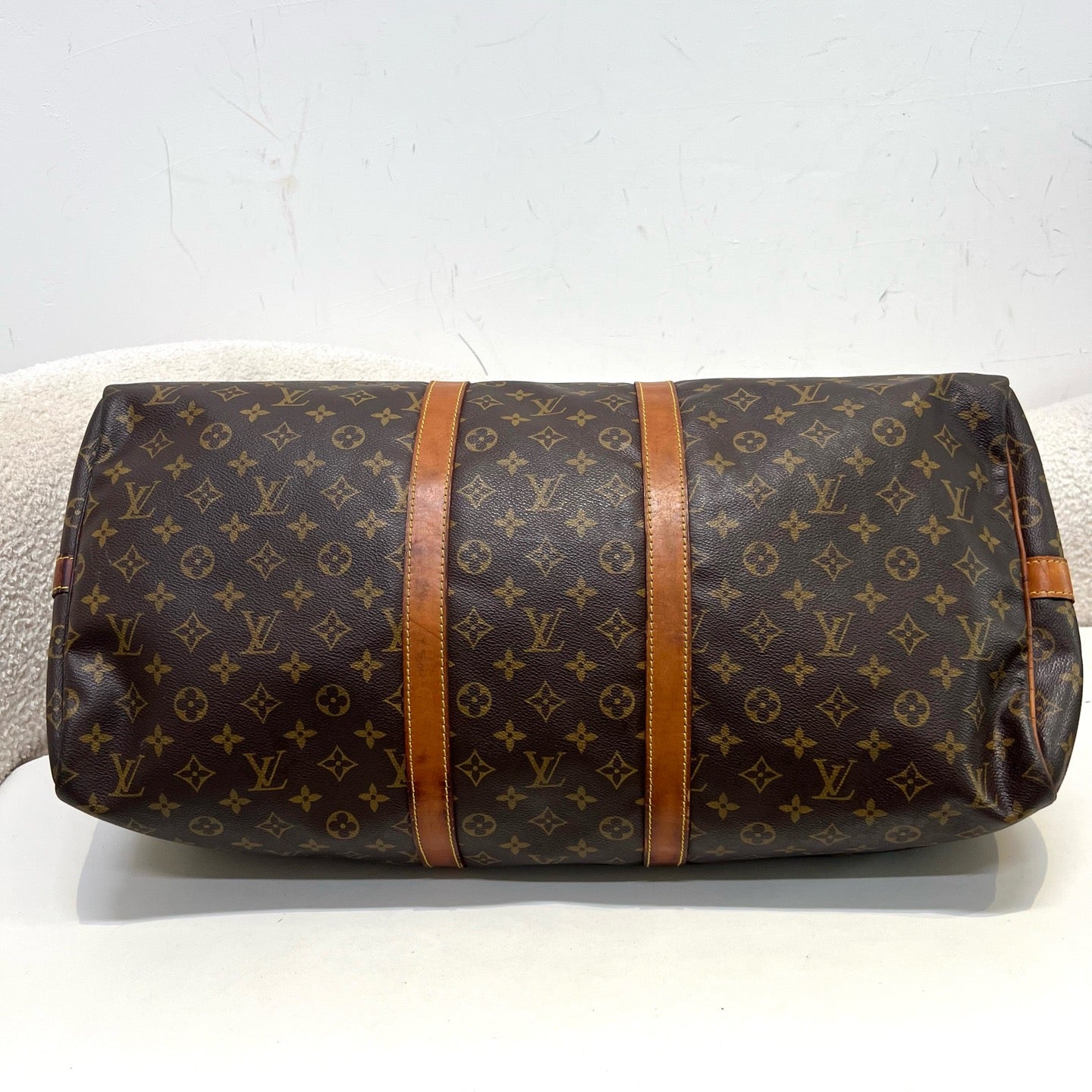 Louis Vuitton - Keepall 55 - Leather - Brown - (55)