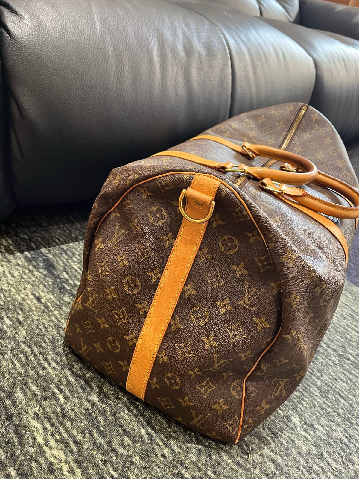 Louis Vuitton - Keepall 55 - Leather - Brown - (55)