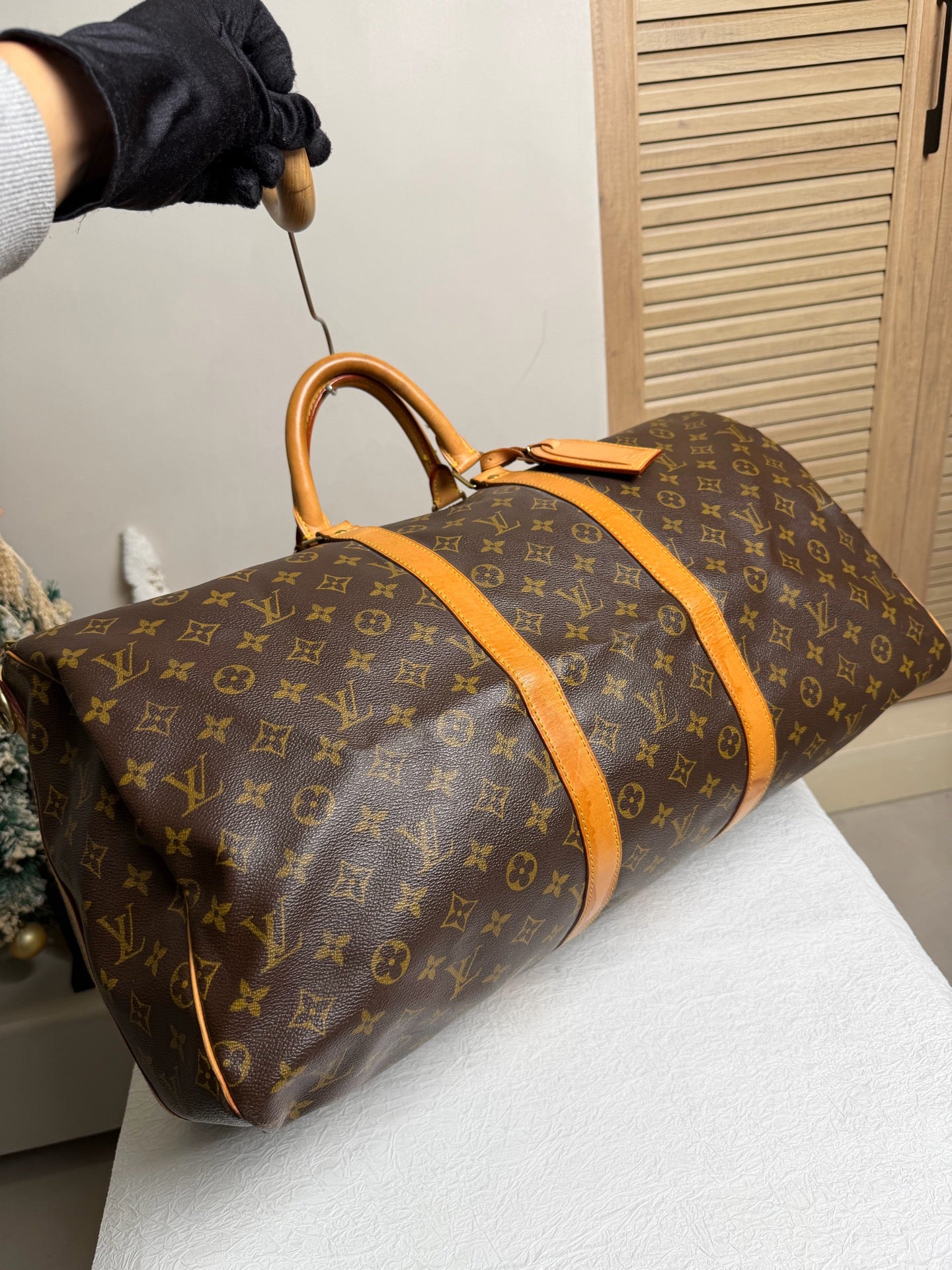 Louis Vuitton - Keepall 55 - Leather - Brown - (55)