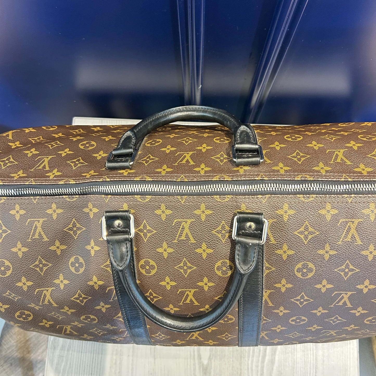 Louis Vuitton - Keepall 55 - Leather - Brown - (55)