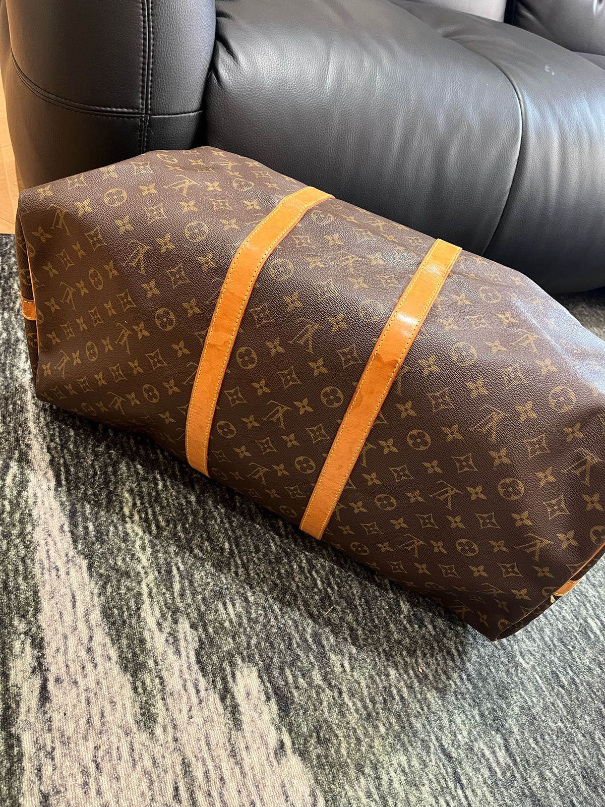 Louis Vuitton - Keepall 55 - Leather - Brown - (55)