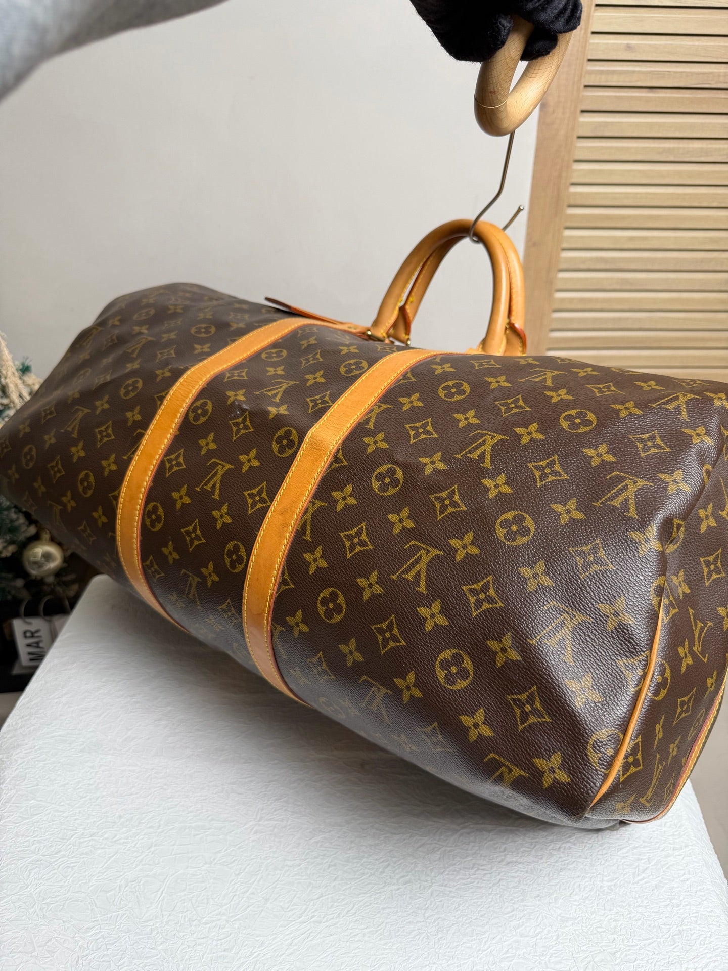 Louis Vuitton - Keepall 55 - Leather - Brown - (55)