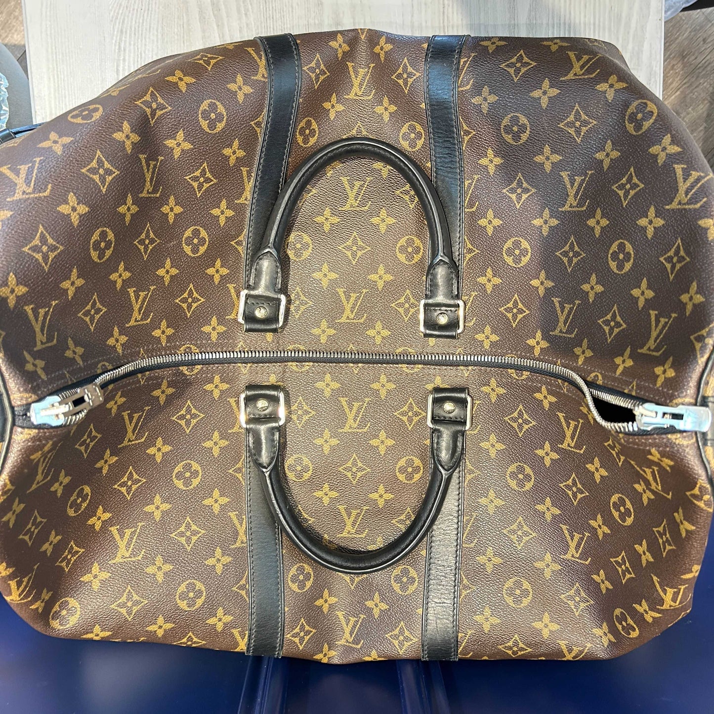 Louis Vuitton - Keepall 55 - Leather - Brown - (55)