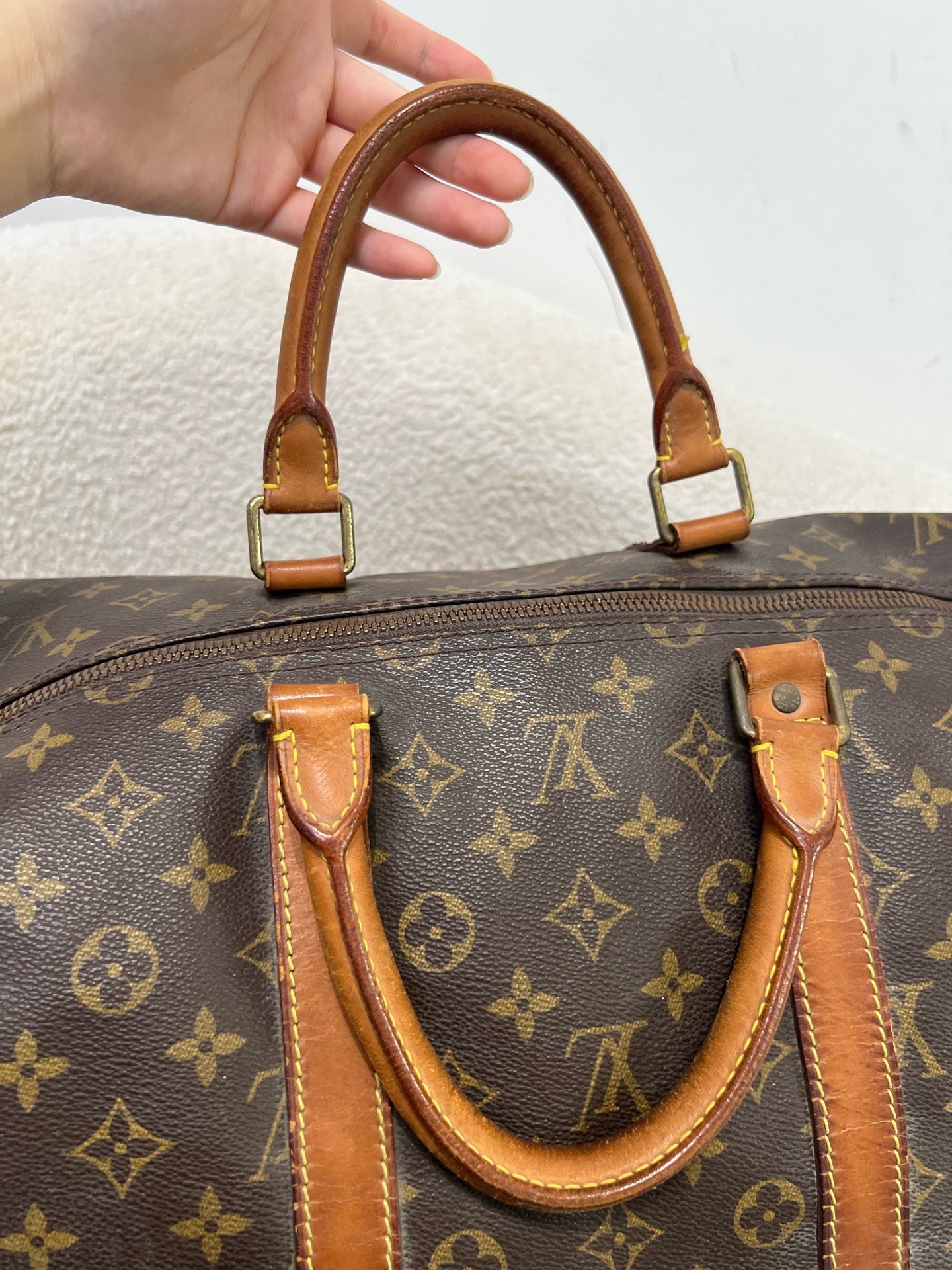 Louis Vuitton - Keepall 55 - Leather - Brown - (55)