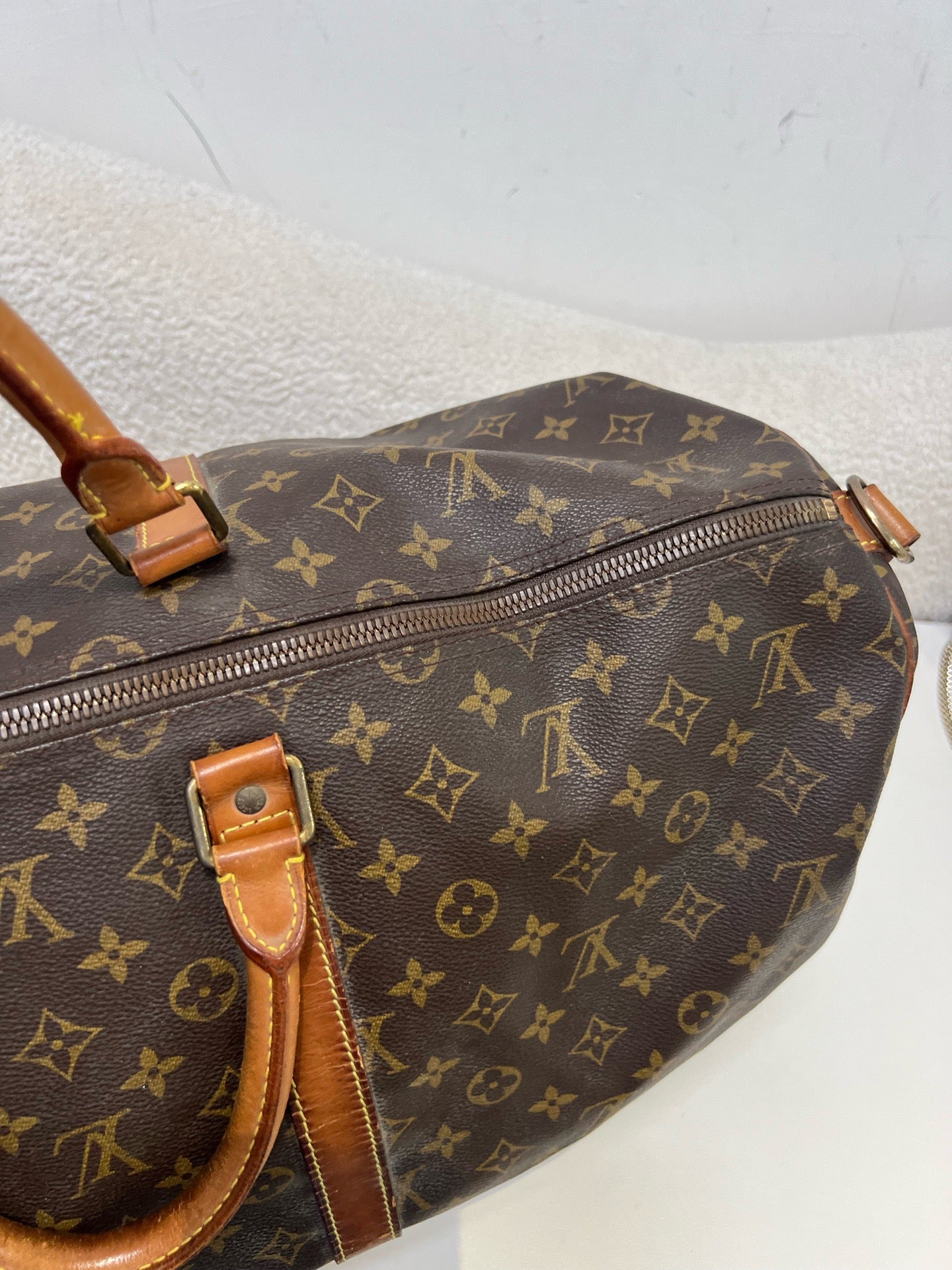 Louis Vuitton - Keepall 55 - Leather - Brown - (55)