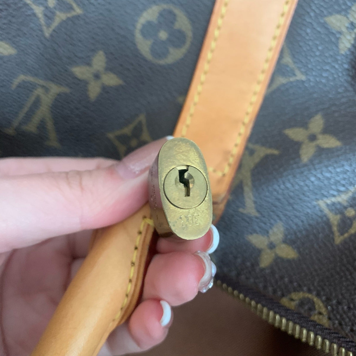 Louis Vuitton - Keepall 55 - Leather - Brown - (55)