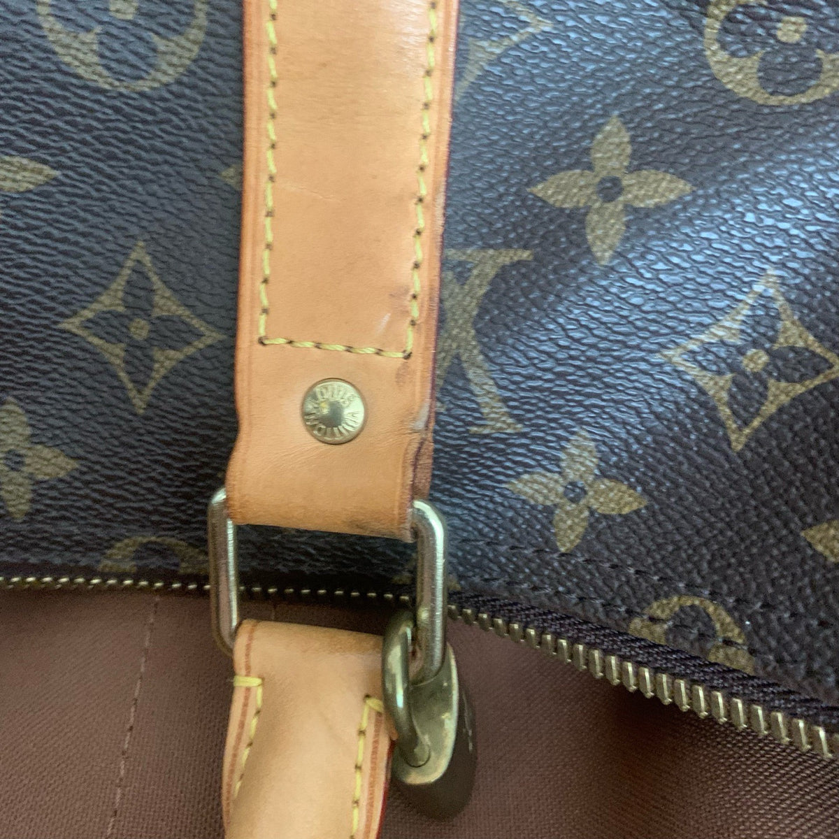 Louis Vuitton - Keepall 55 - Leather - Brown - (55)