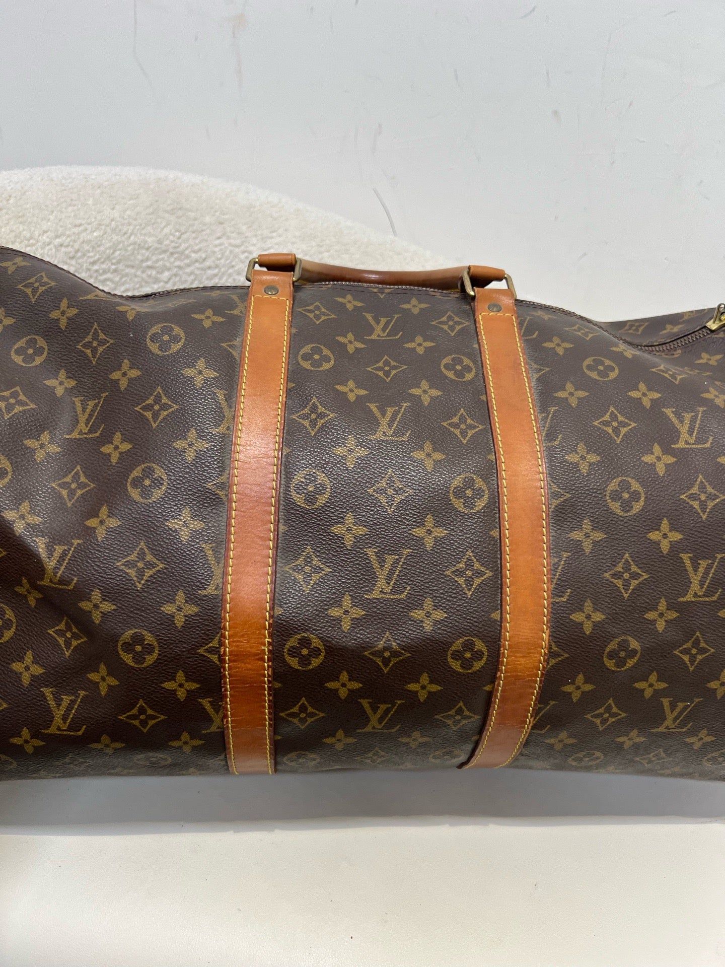Louis Vuitton - Keepall 55 - Leather - Brown - (55)