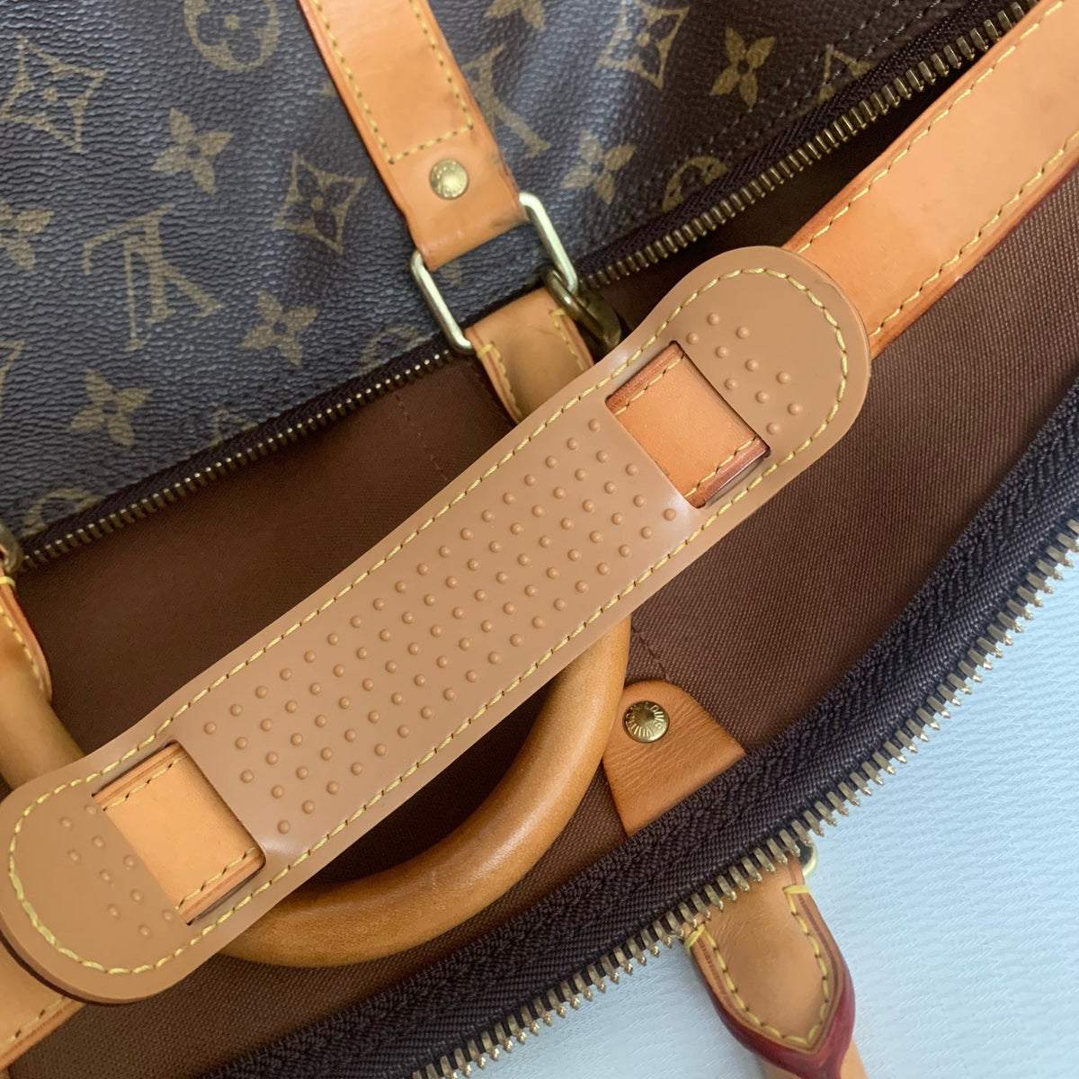 Louis Vuitton - Keepall 55 - Leather - Brown - (55)
