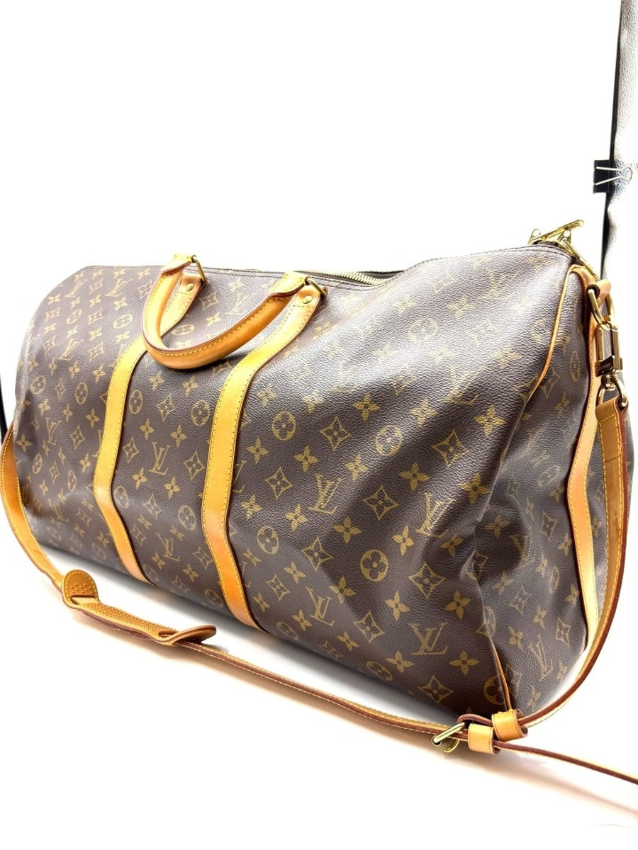 Louis Vuitton - Keepall 55 - Leather - Brown - (large)