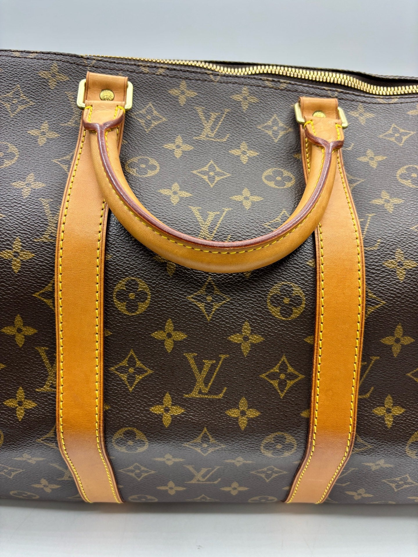 Louis Vuitton - Keepall 55 - Leather - Brown - (large)