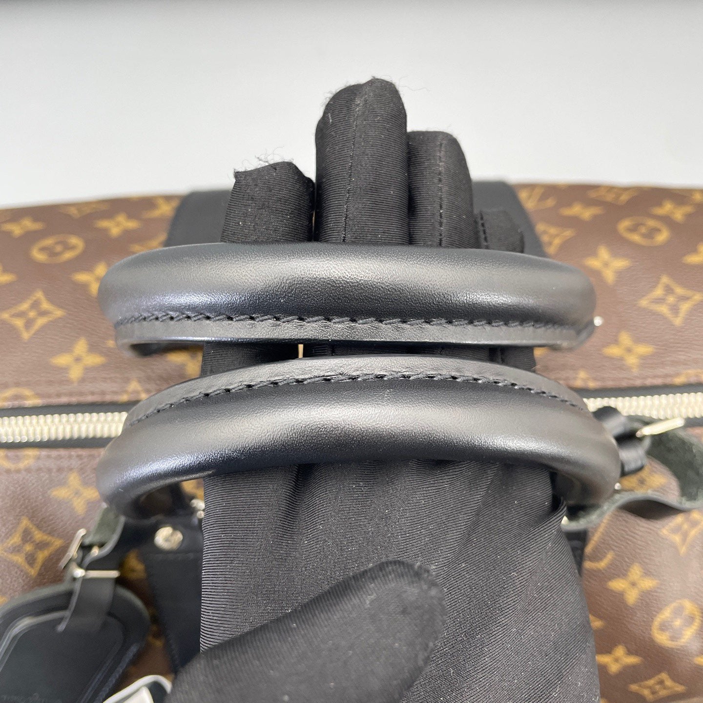 Louis Vuitton - Keepall 55 - Monogram coated canvas with leather trim - Brown - (large)