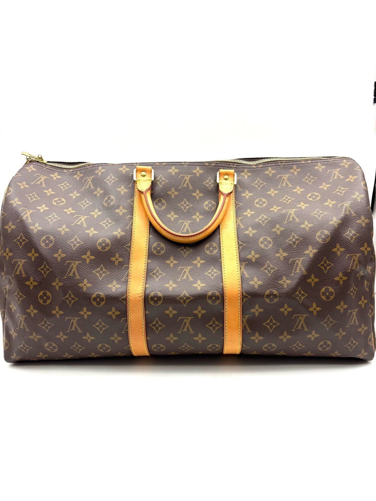 Louis Vuitton - Keepall 55 - Synthetic - Brown - (large)