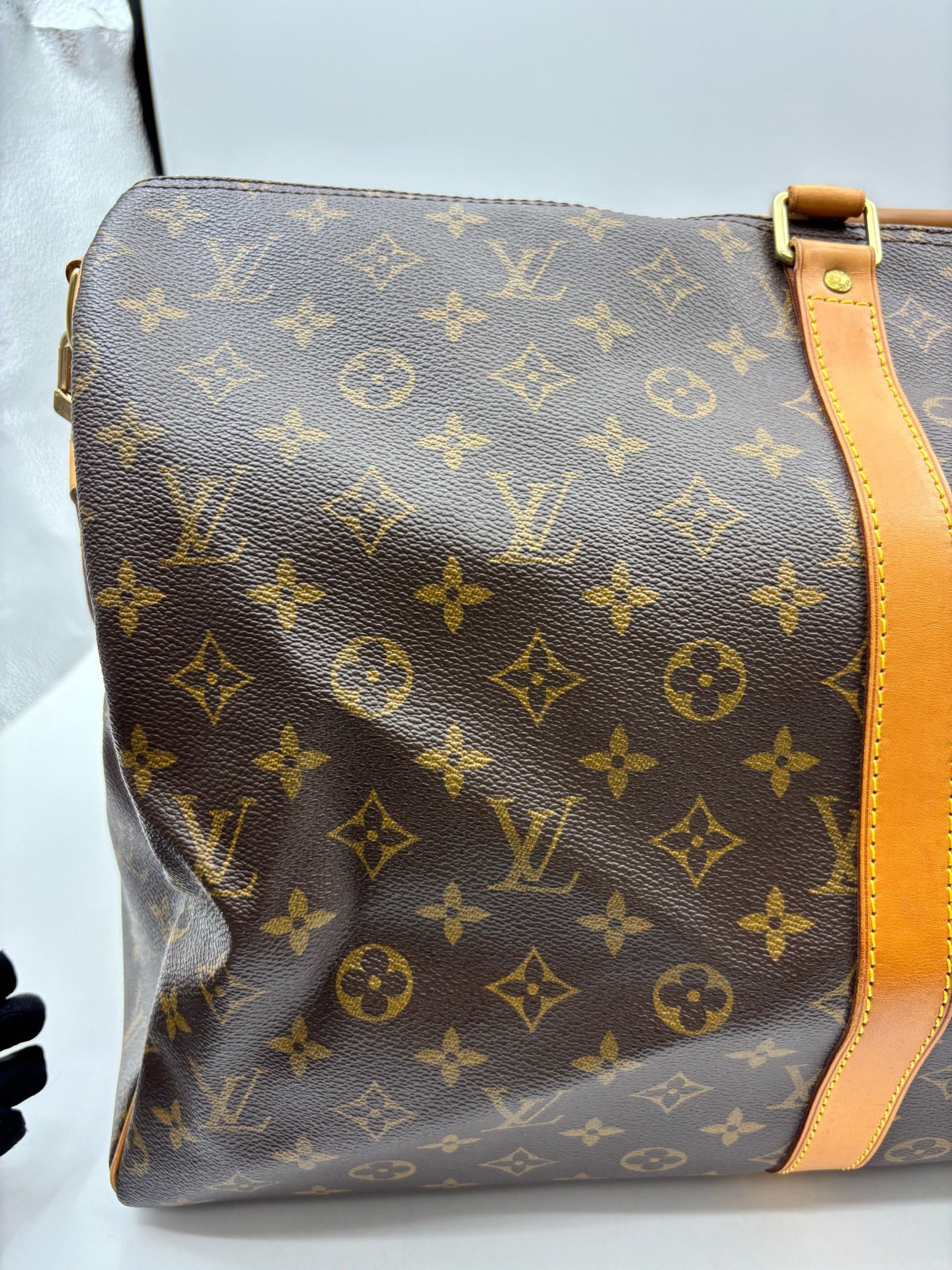 Louis Vuitton - Keepall 55 - Synthetic - Brown - (large)