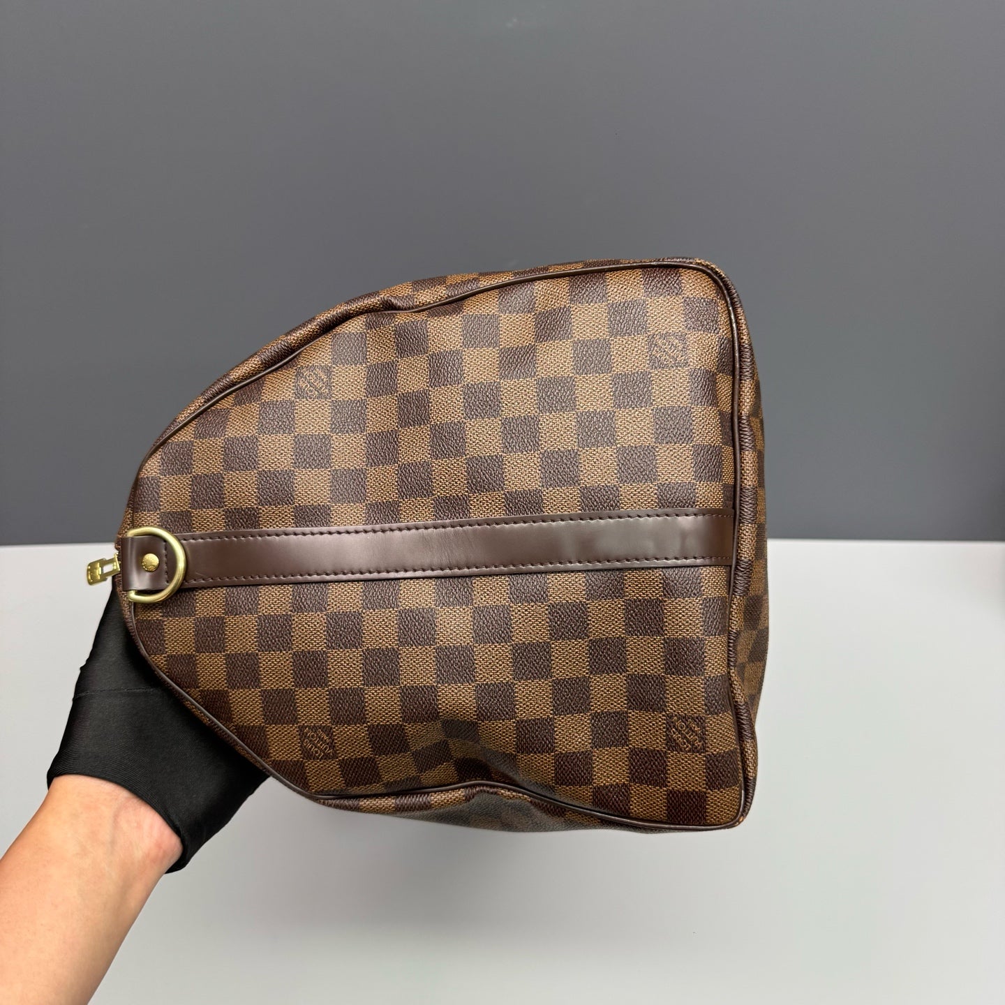 Louis Vuitton - Keepall 55 - Synthetic - Brown - (large)