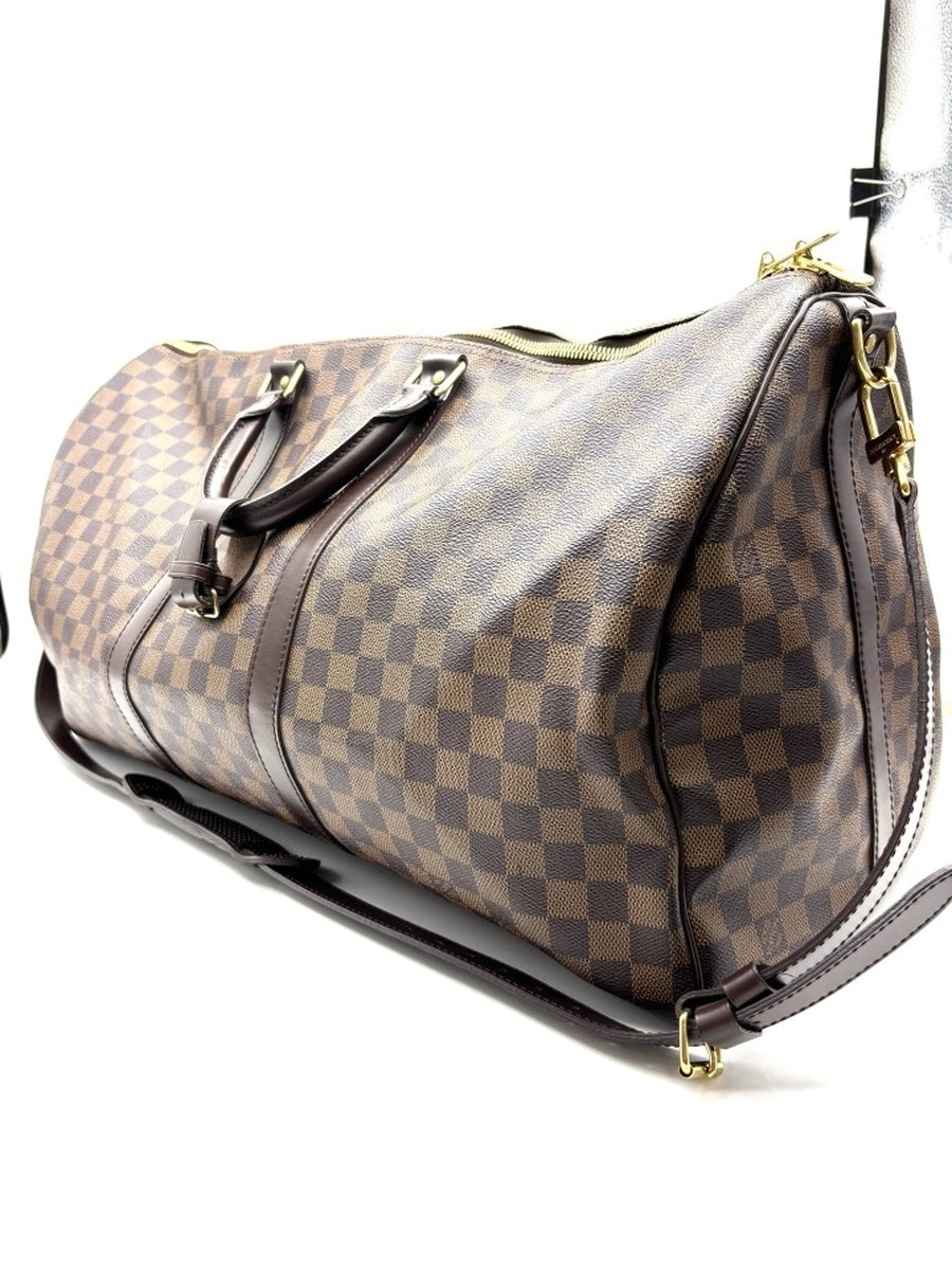 Louis Vuitton - Keepall 55 - Synthetic - Brown - (Large)
