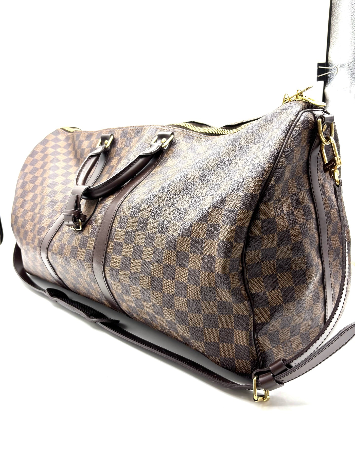 Louis Vuitton - Keepall 55 - Synthetic - Brown - (large)