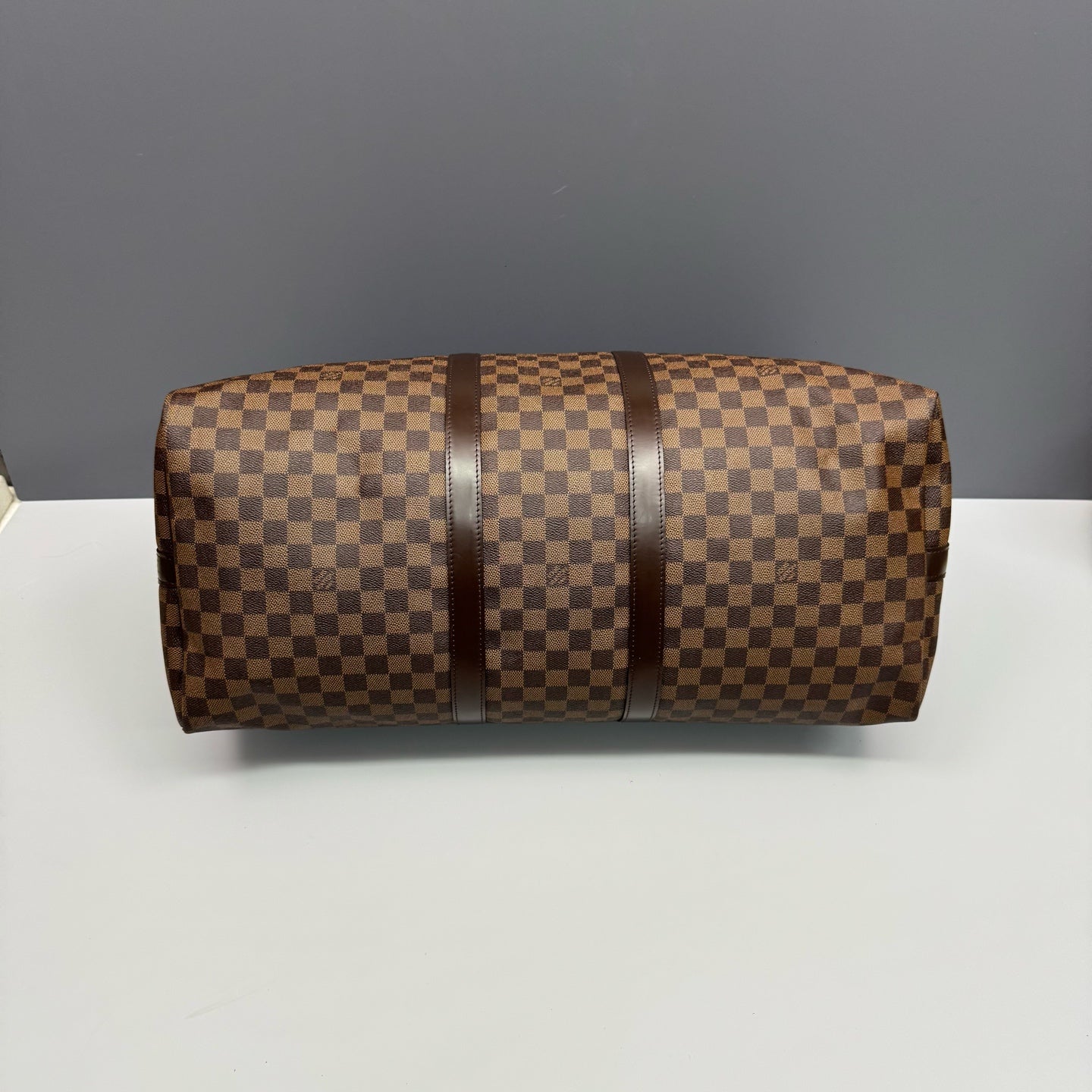Louis Vuitton - Keepall 55 - Synthetic - Brown - (large)