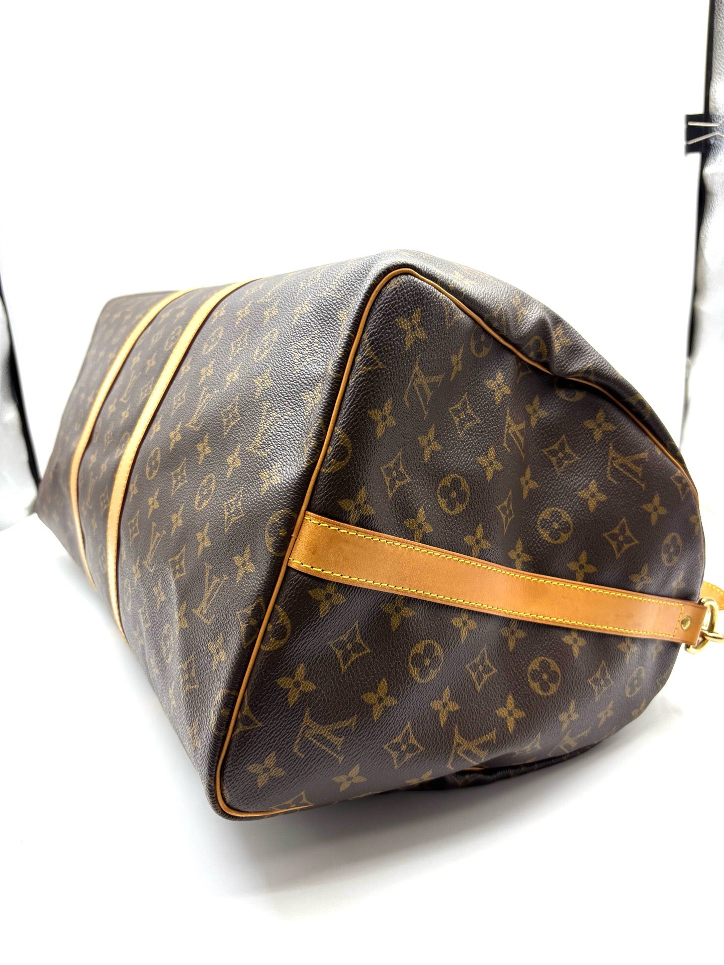 Louis Vuitton - Keepall 55 - Synthetic - Brown - (large)