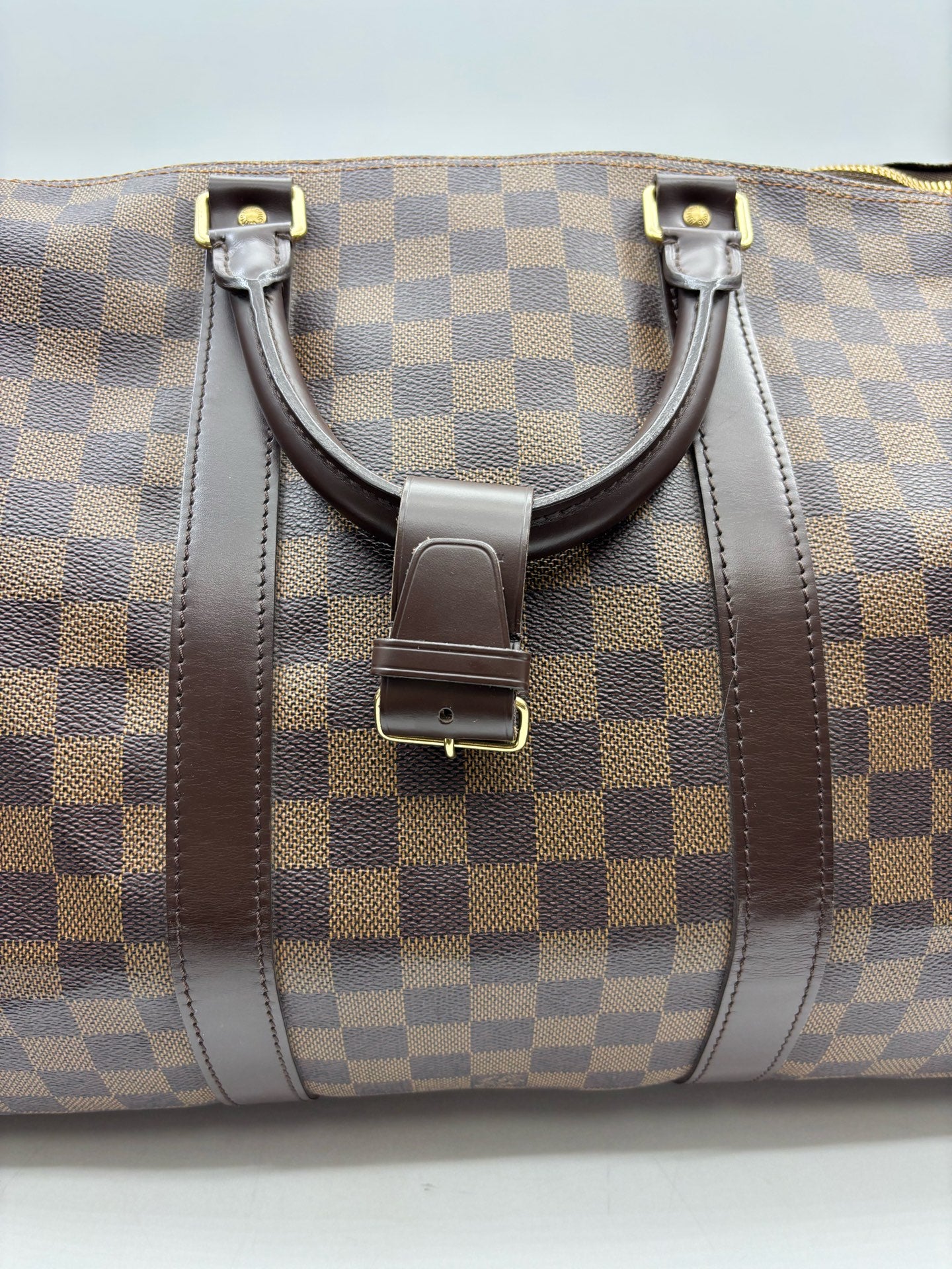 Louis Vuitton - Keepall 55 - Synthetic - Brown - (large)