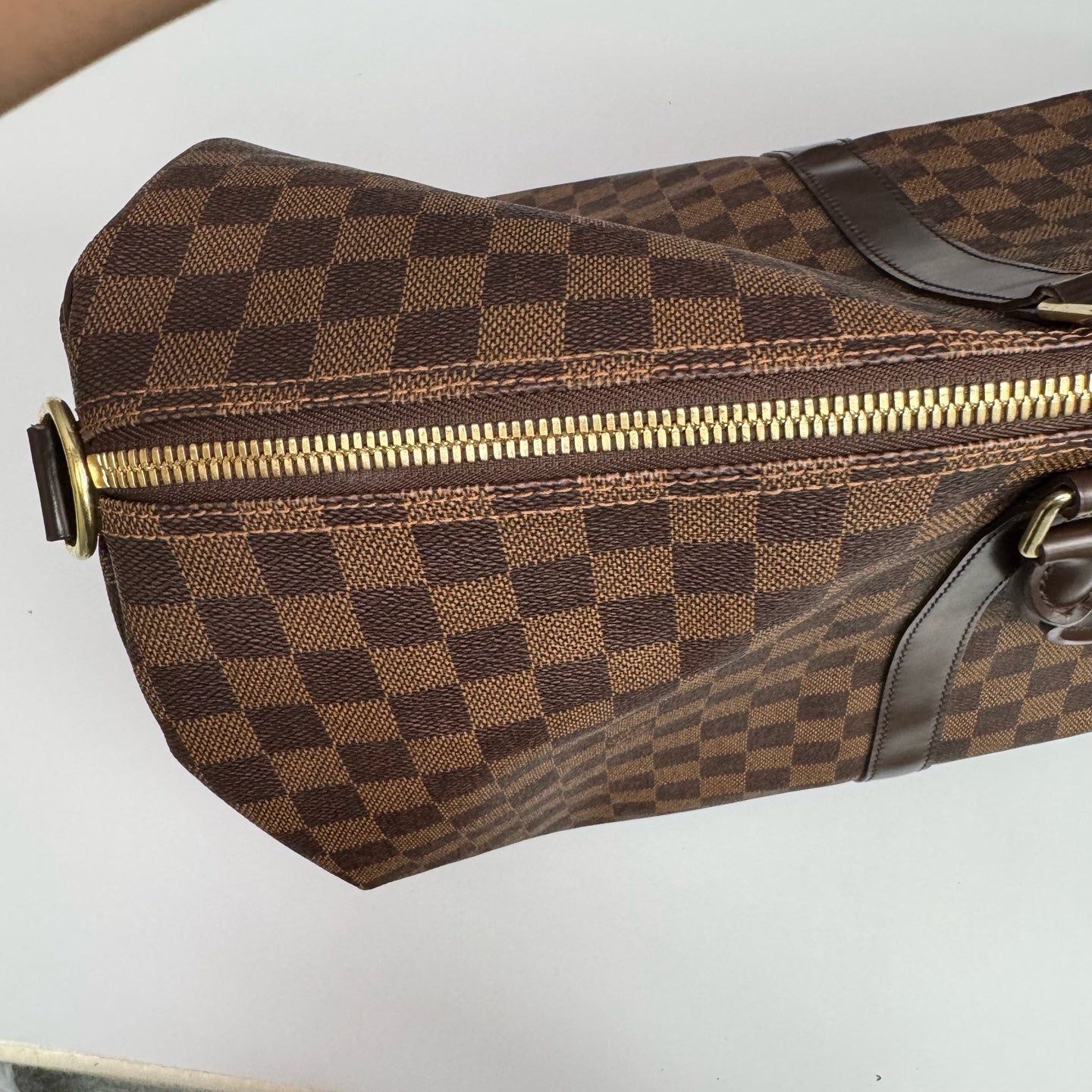 Louis Vuitton - Keepall 55 - Synthetic - Brown - (large)