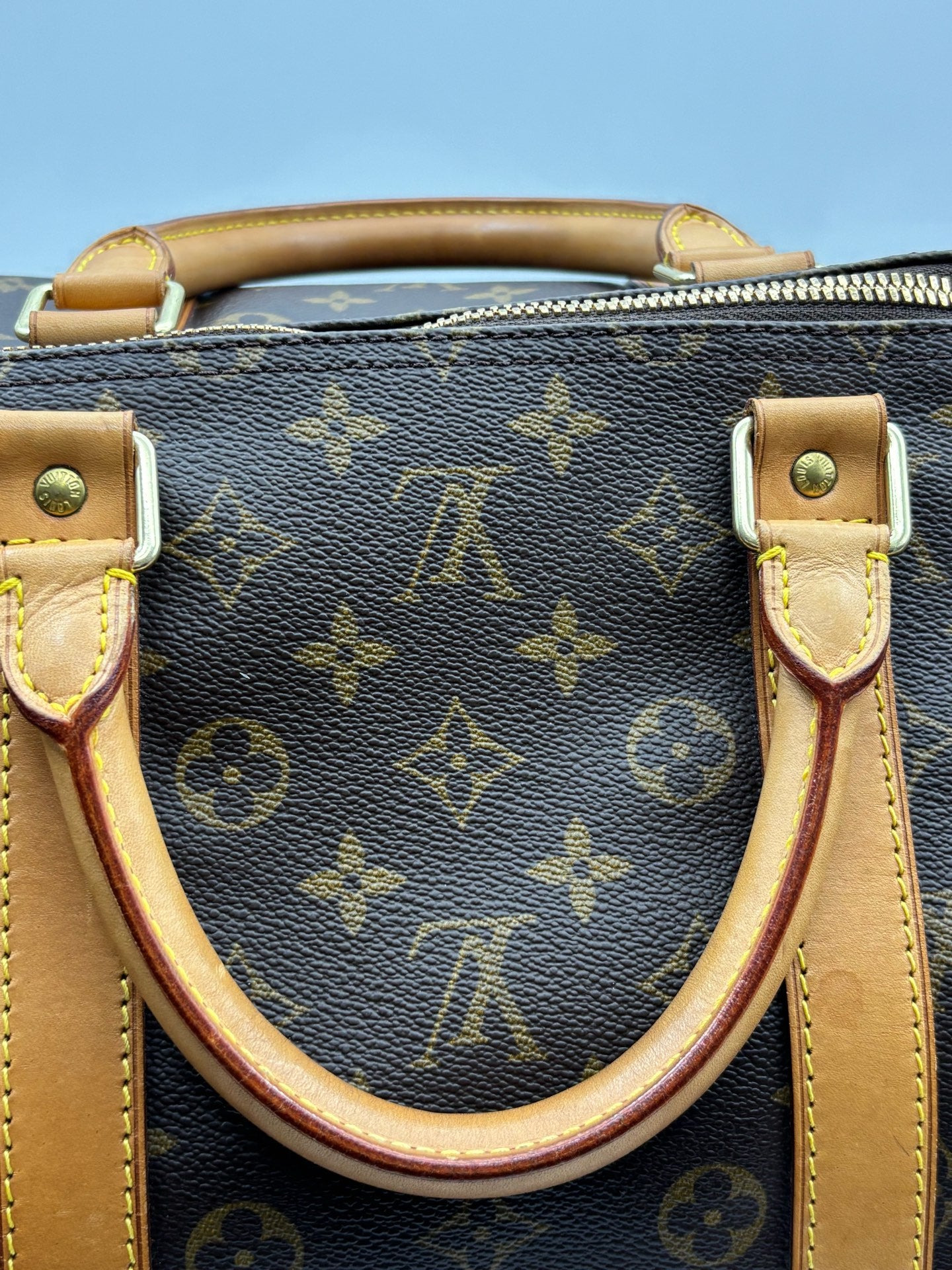 Louis Vuitton - Keepall 55 - Synthetic - Brown - (large)