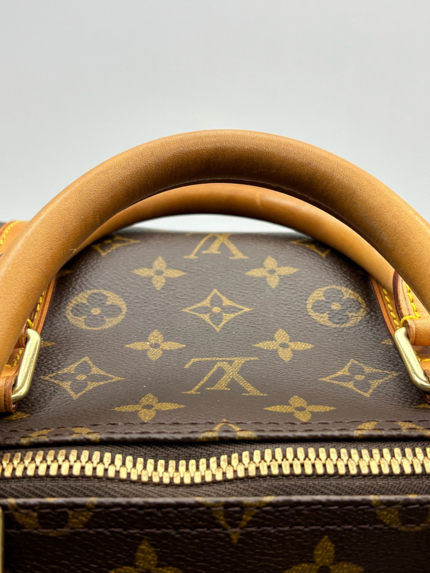 Louis Vuitton - Keepall 55 - Synthetic - Brown - (large)