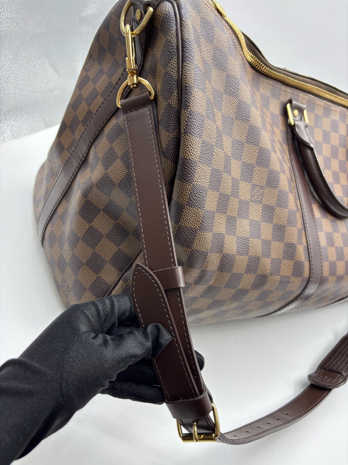 Louis Vuitton - Keepall 55 - Synthetic - Brown - (Large)