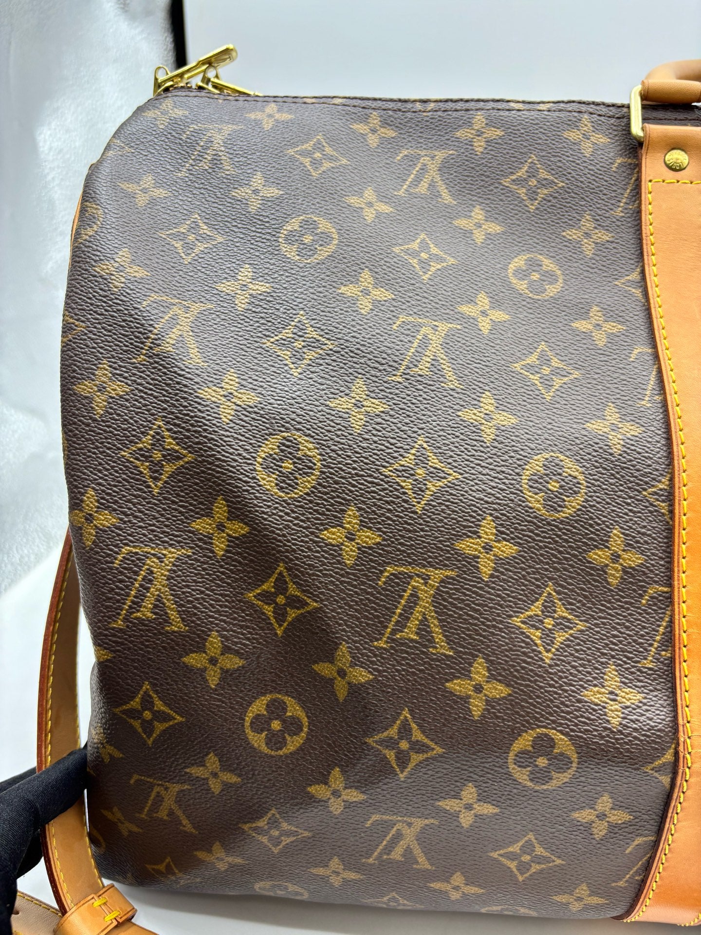 Louis Vuitton - Keepall 55 - Synthetic - Brown - (large)