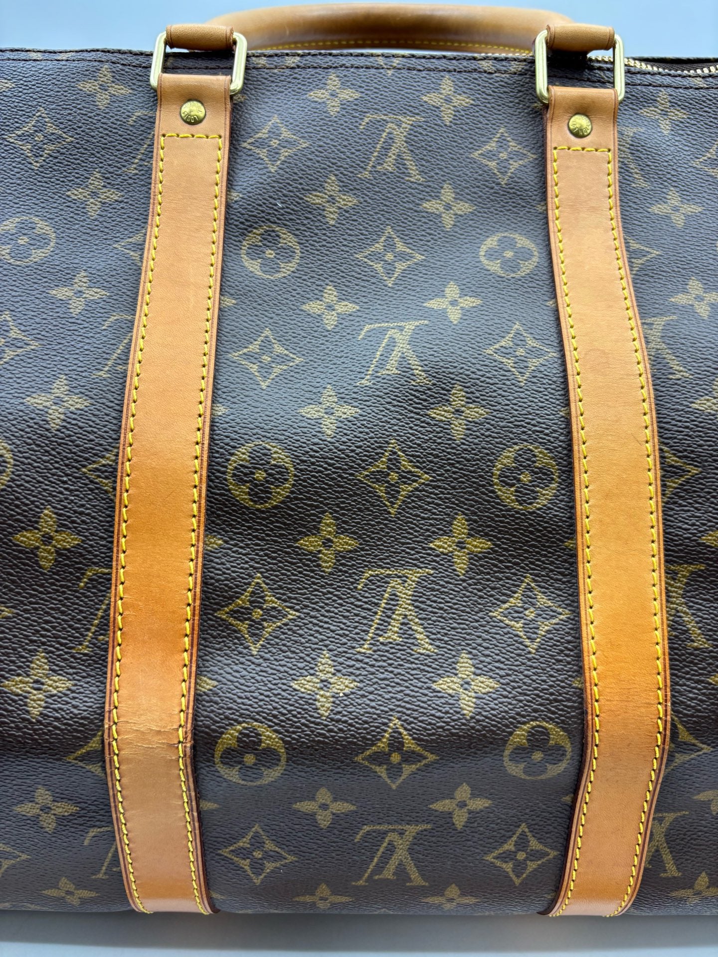 Louis Vuitton - Keepall 55 - Synthetic - Brown - (large)