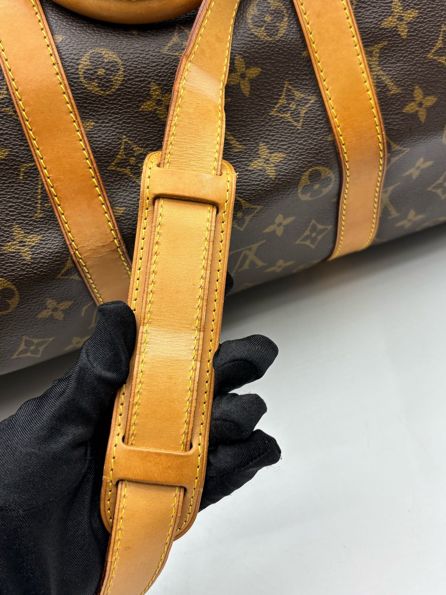 Louis Vuitton - Keepall 55 - Synthetic - Brown - (large)