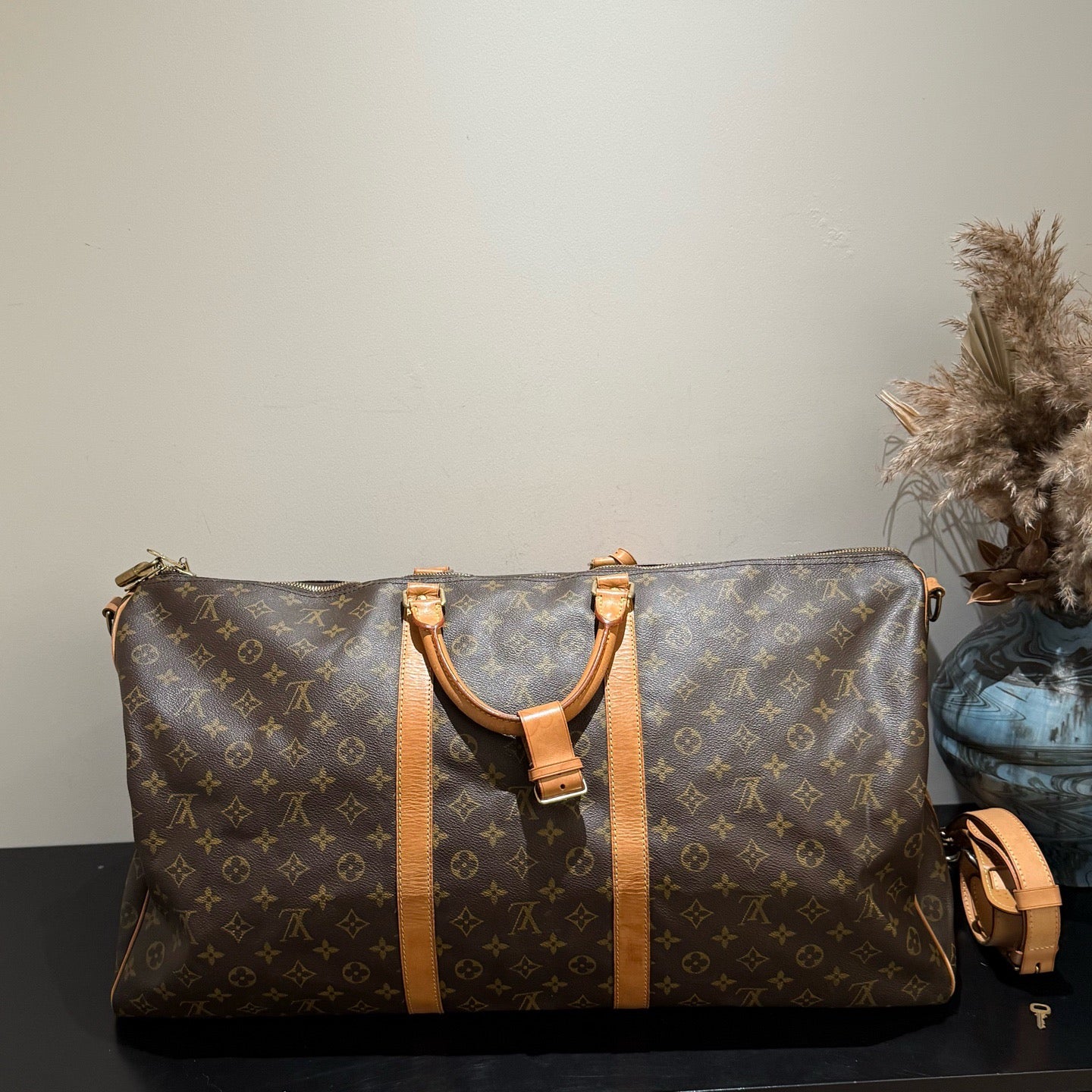 Louis Vuitton - Keepall 60 - Cloth - Brown - (60)