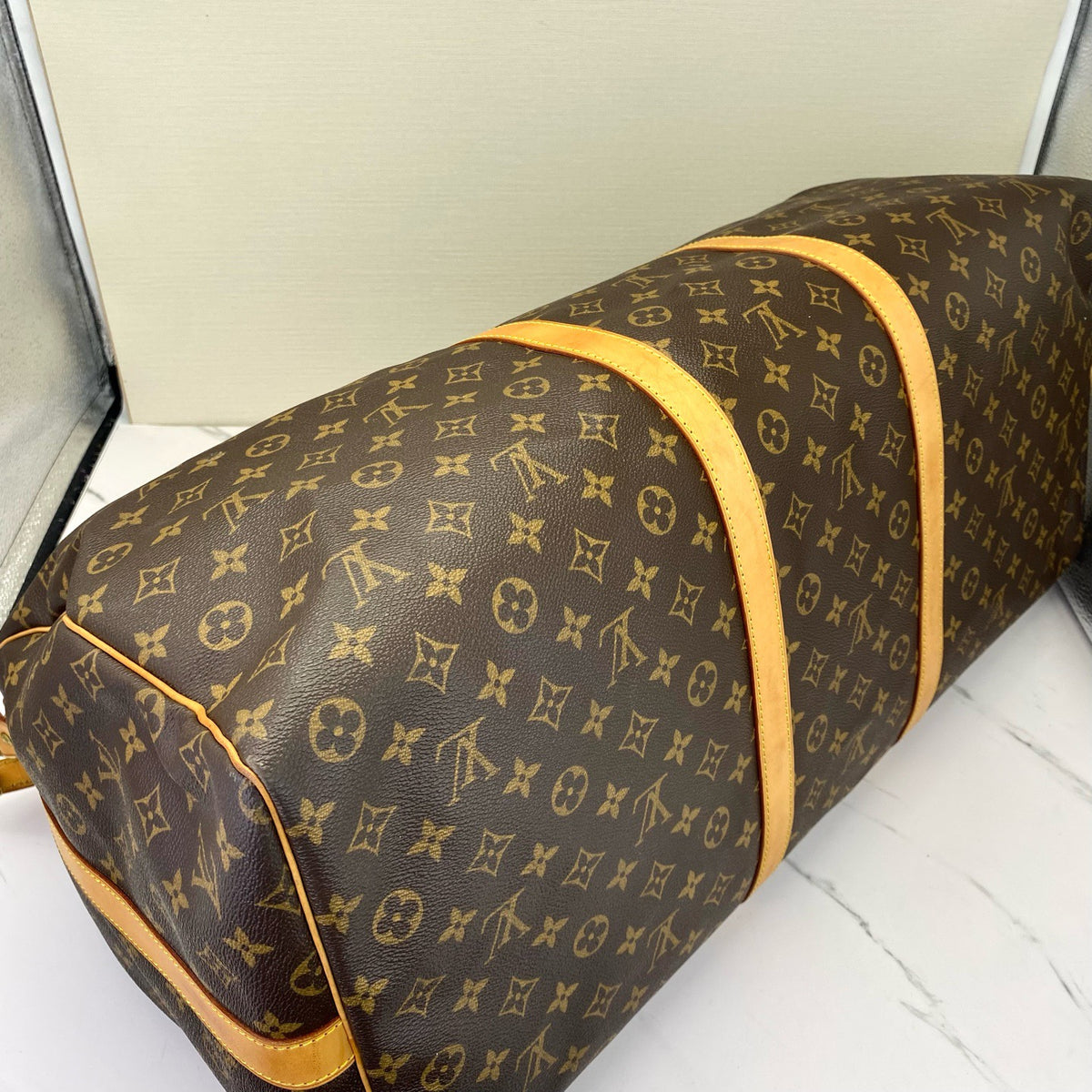 Louis Vuitton - Keepall 60 - Cloth - Brown - (60)
