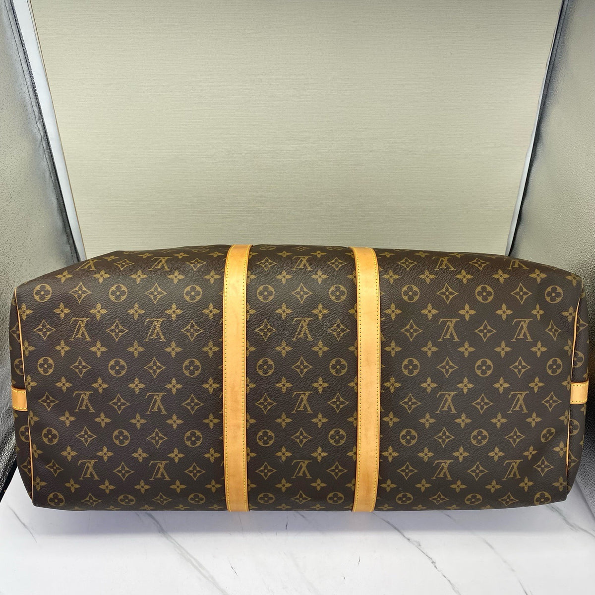 Louis Vuitton - Keepall 60 - Cloth - Brown - (60)