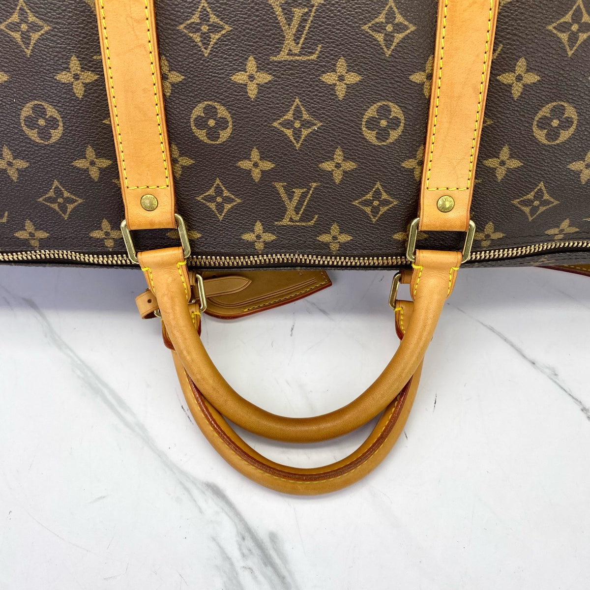 Louis Vuitton - Keepall 60 - Cloth - Brown - (60)