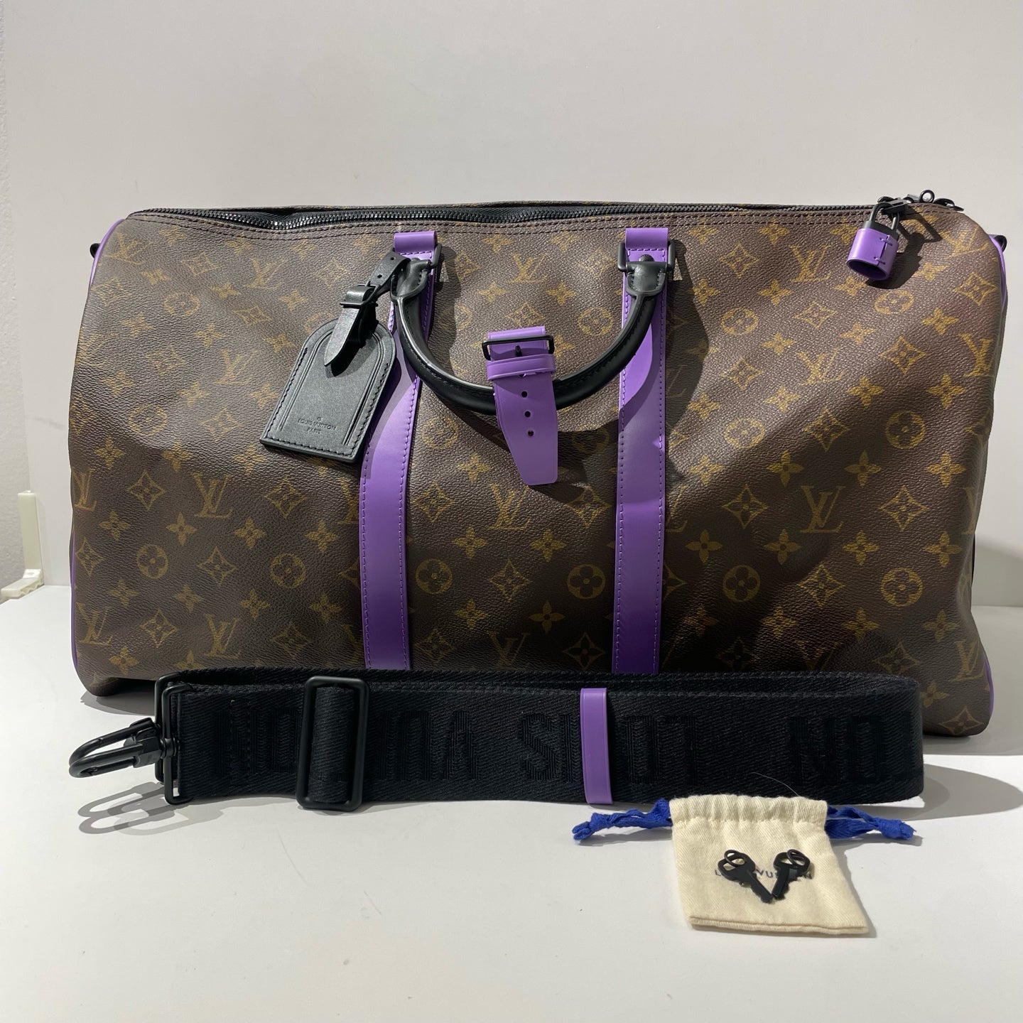 Louis Vuitton - Keepall Bandoulière 50 - Synthetic - Multicolour - (Large)