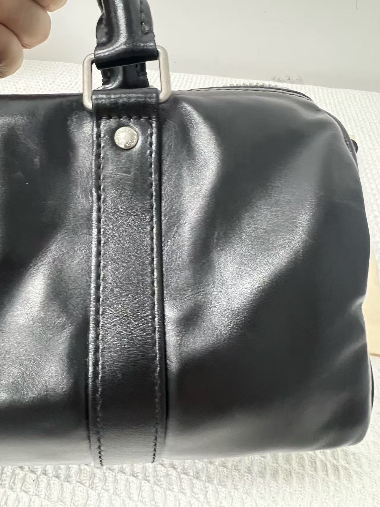 Louis Vuitton - Keepall Cargo - Leather - Black - (mini)