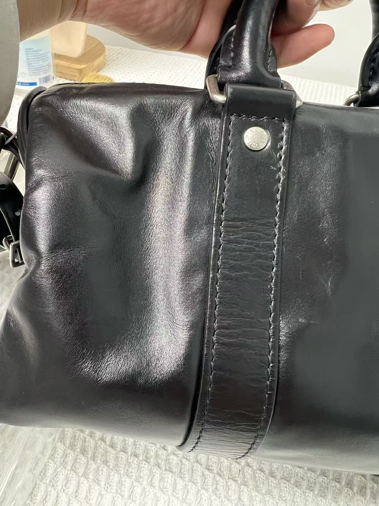 Louis Vuitton - Keepall Cargo - Leather - Black - (mini)