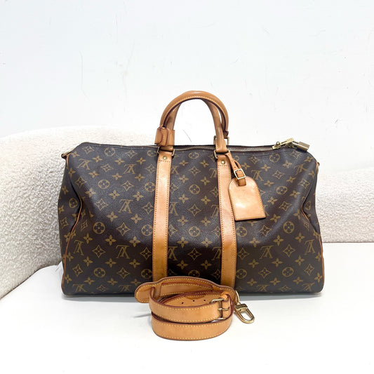 Louis Vuitton - Keepall - Cloth - Brown - (large)