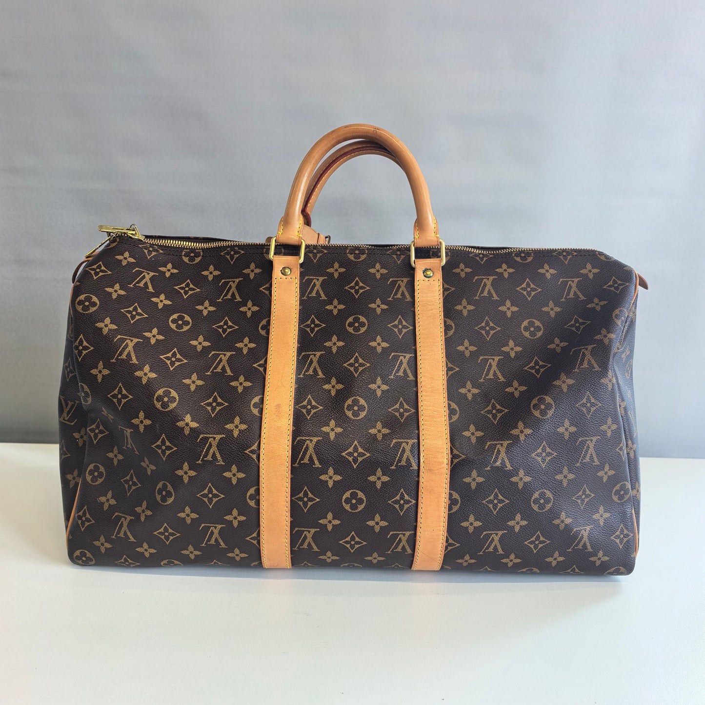 Louis Vuitton - Keepall - Cloth - Brown - (large)