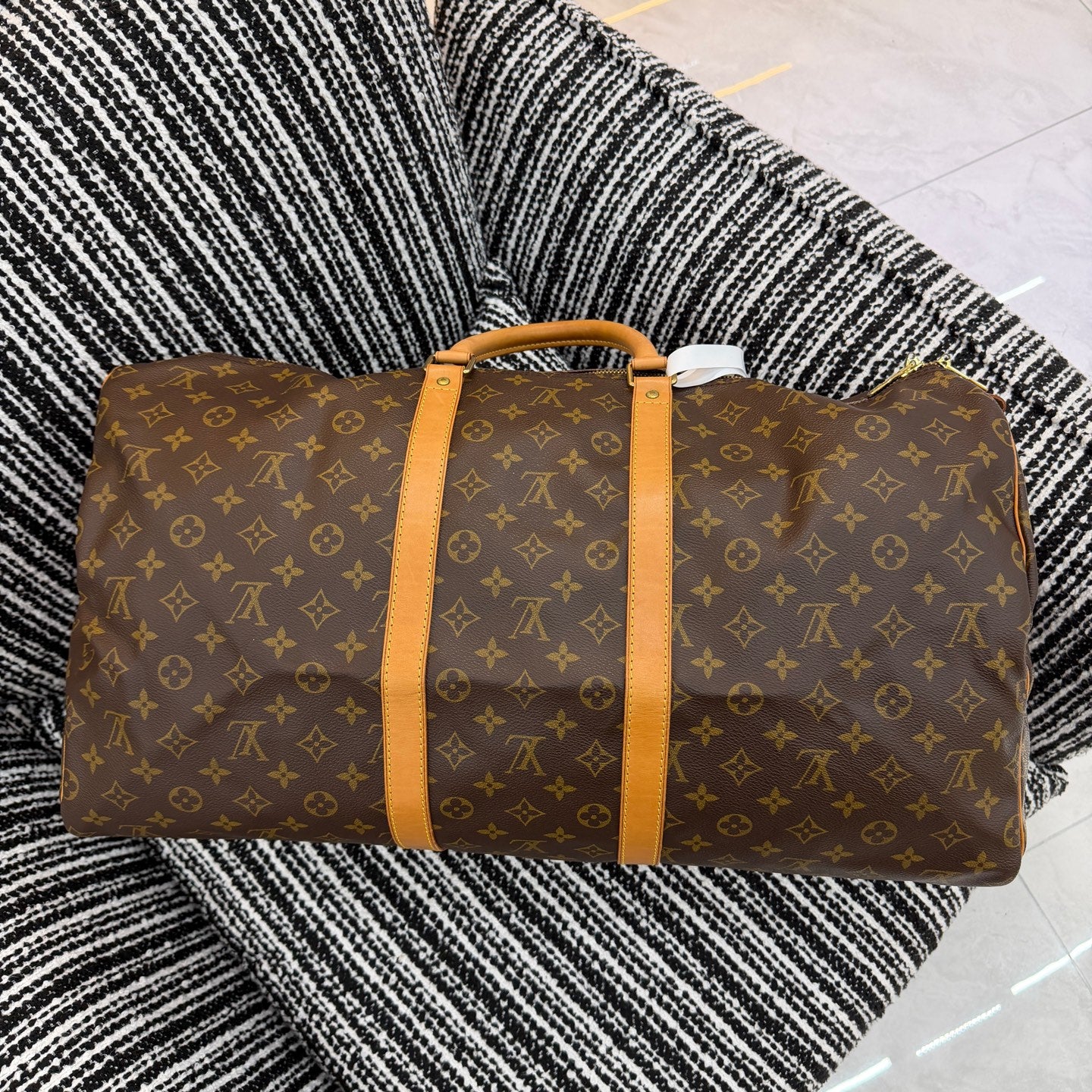 Louis Vuitton - Keepall - Cloth - Brown - (large)