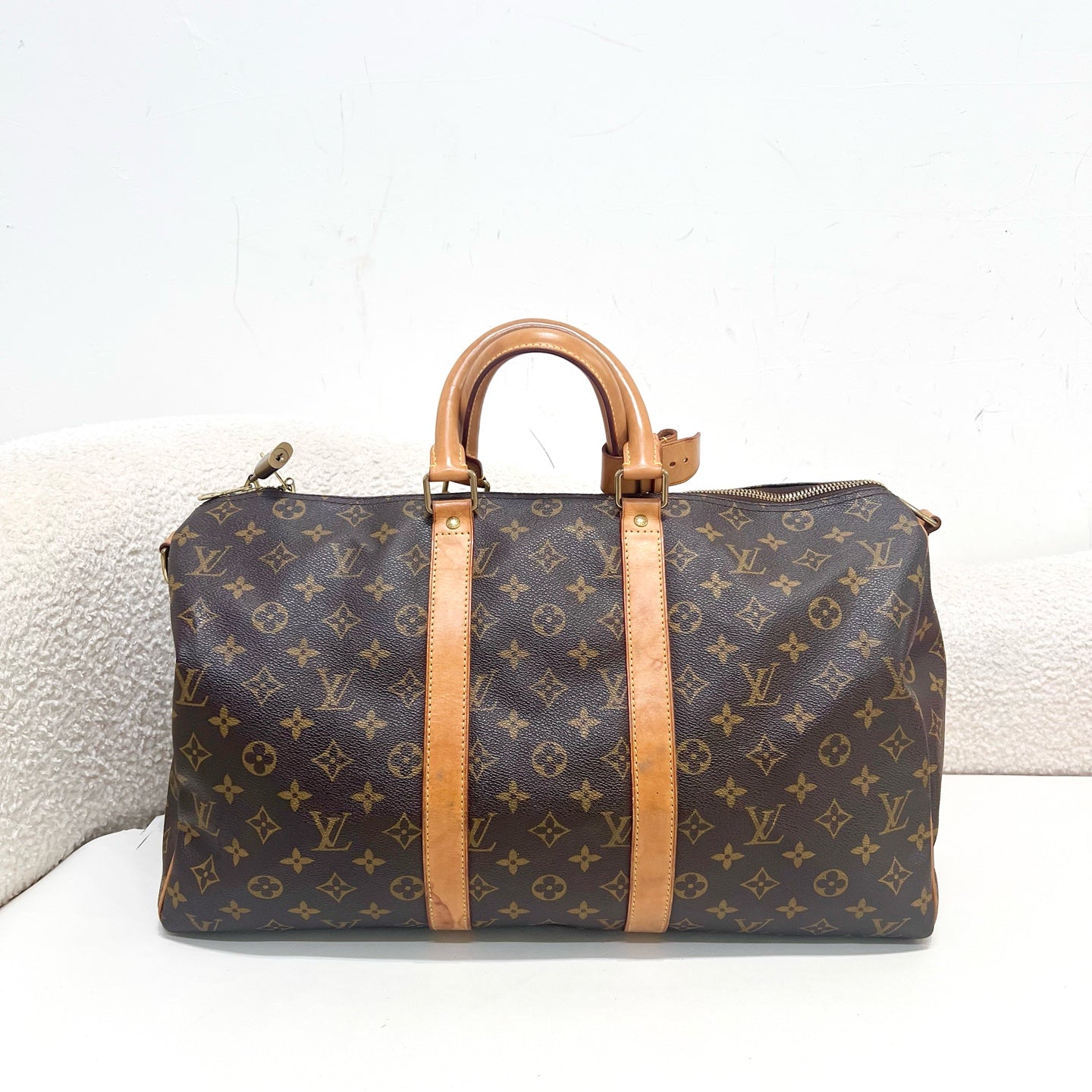 Louis Vuitton - Keepall - Cloth - Brown - (large)