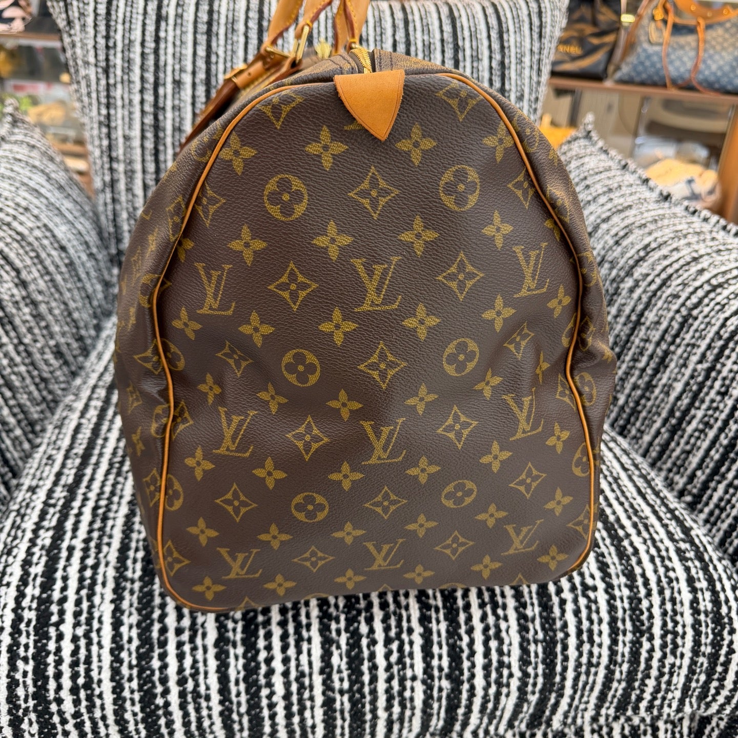 Louis Vuitton - Keepall - Cloth - Brown - (large)