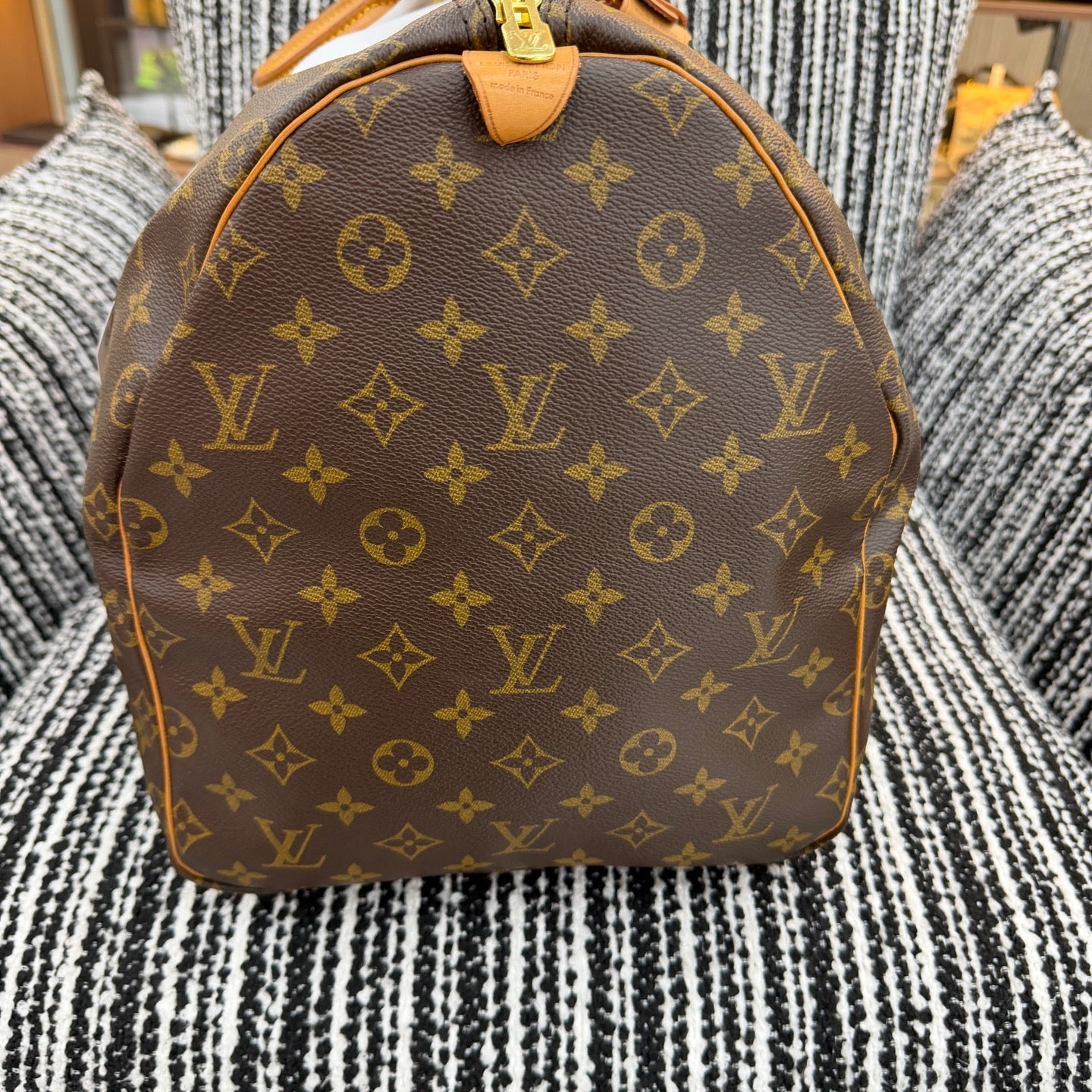 Louis Vuitton - Keepall - Cloth - Brown - (large)