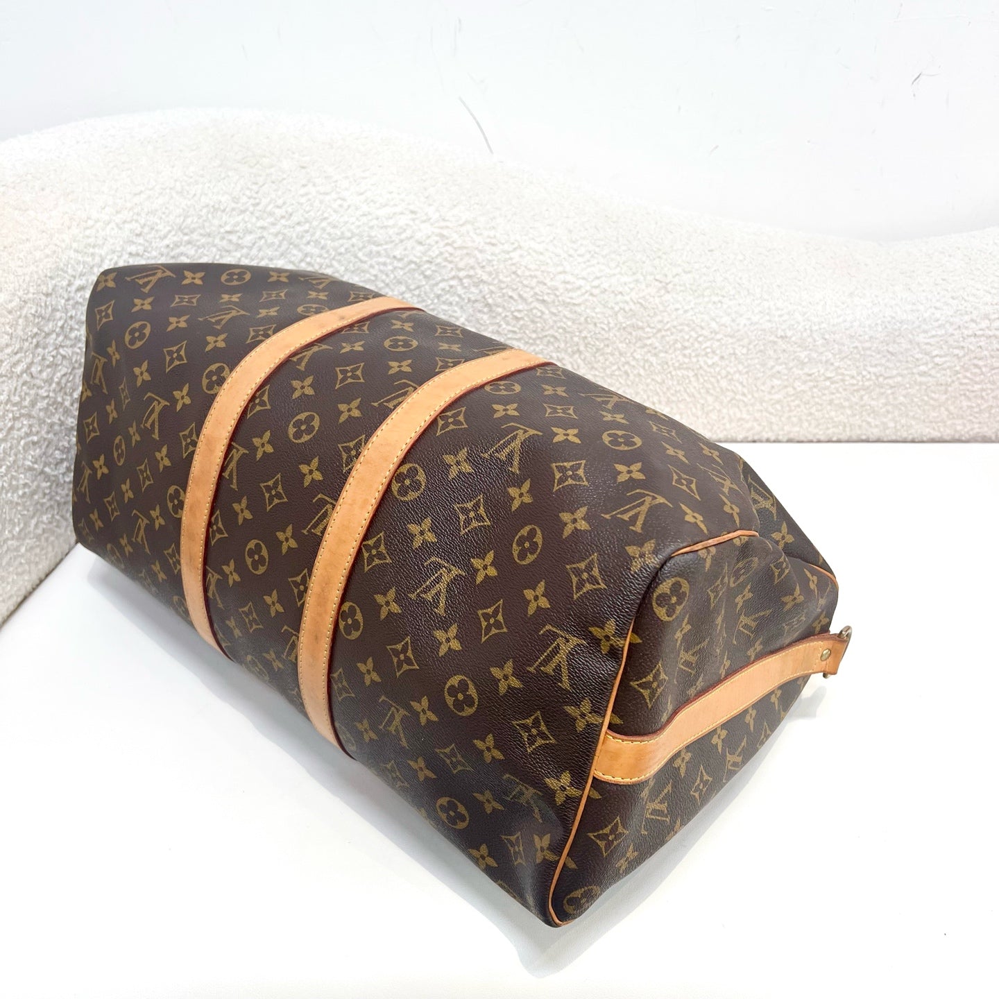 Louis Vuitton - Keepall - Cloth - Brown - (large)