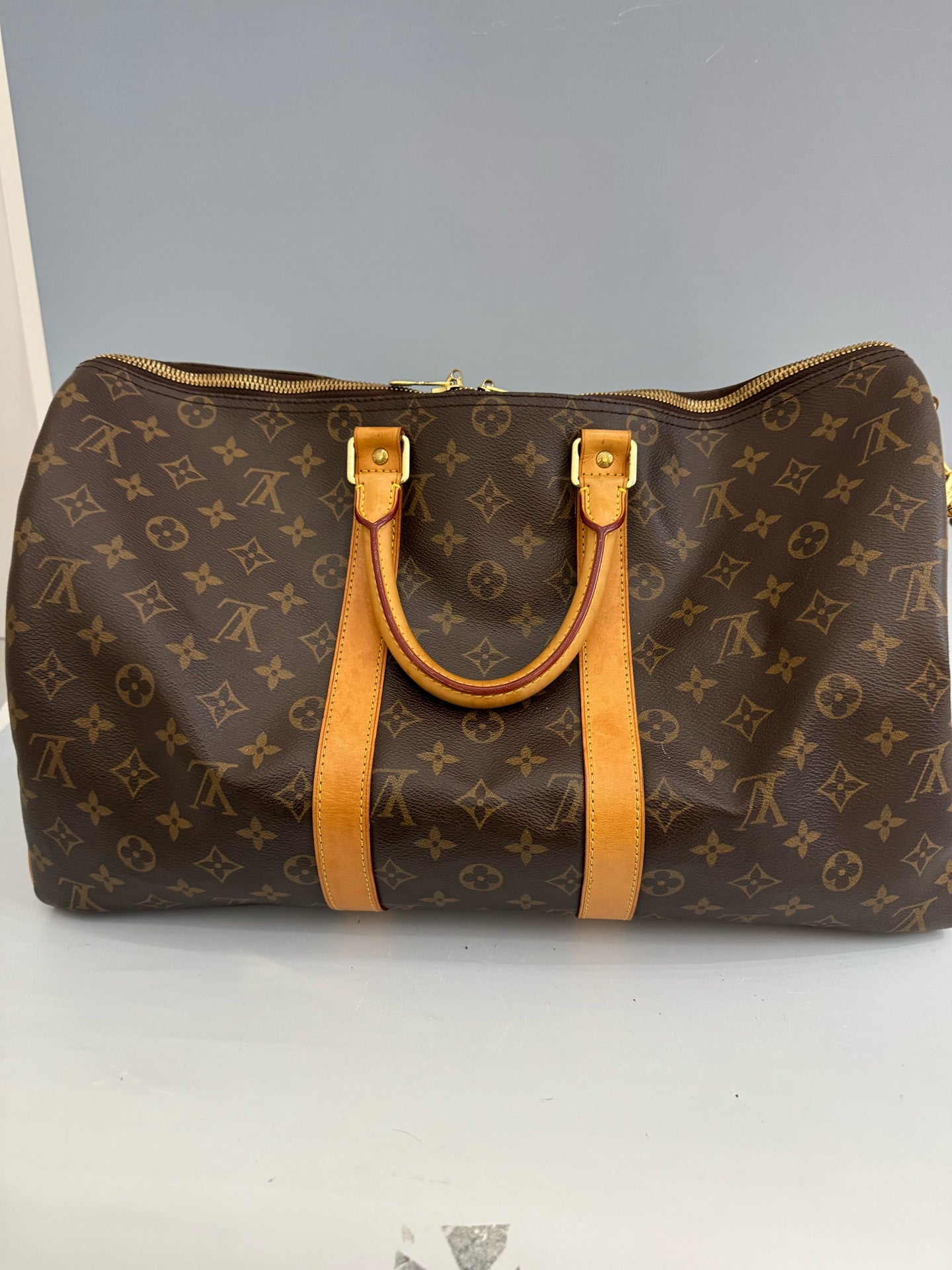 Louis Vuitton - Keepall - Cloth - Brown - (large)