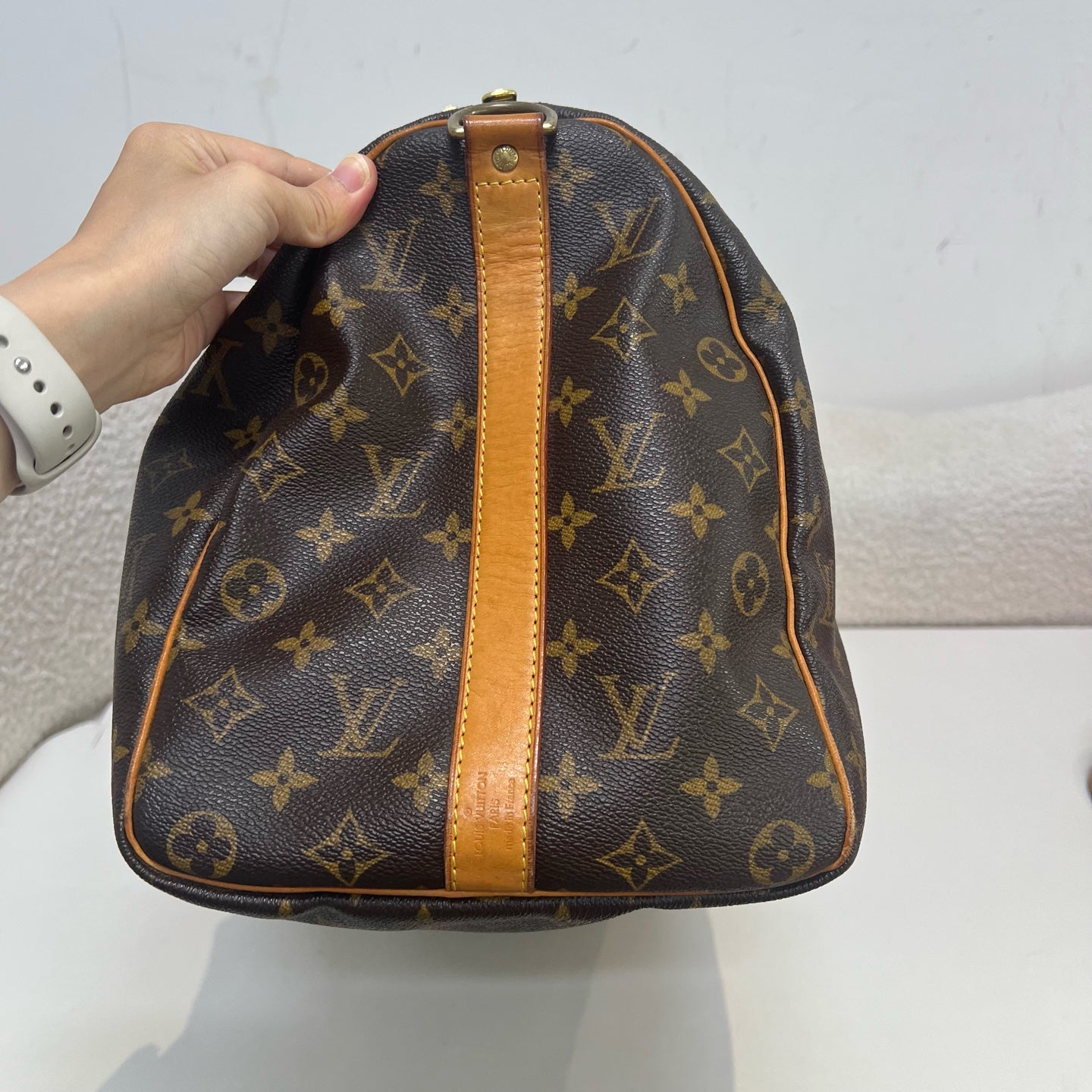Louis Vuitton - Keepall - Cloth - Brown - (large)