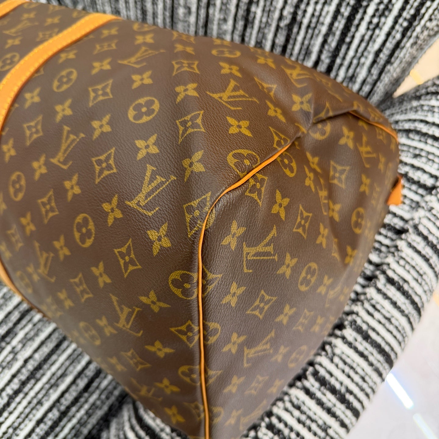 Louis Vuitton - Keepall - Cloth - Brown - (large)